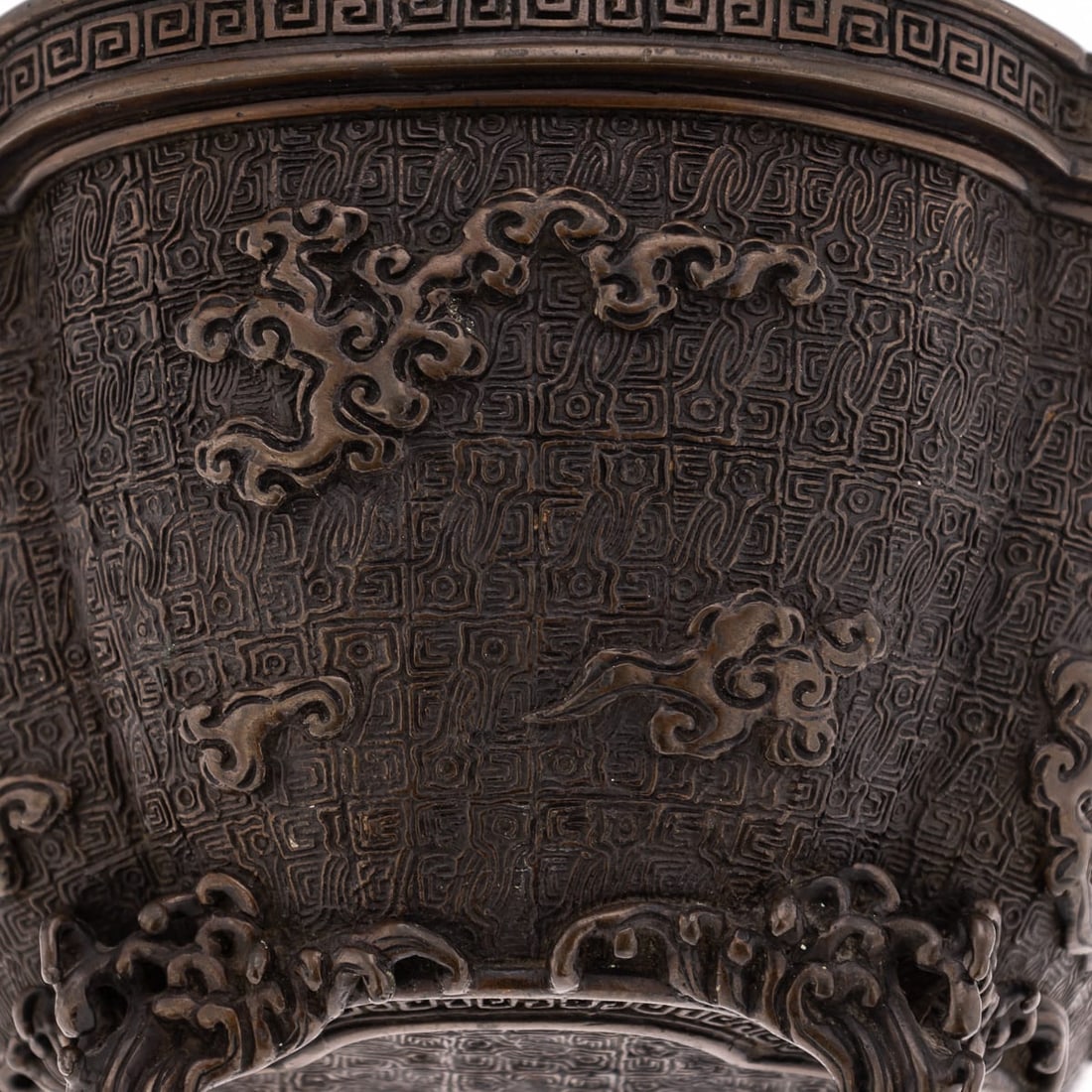 ANTIQUE 19thC JAPANESE BRONZE VESSEL IN THE STYLE OF THE 17thC EDO PERIOD - 13
