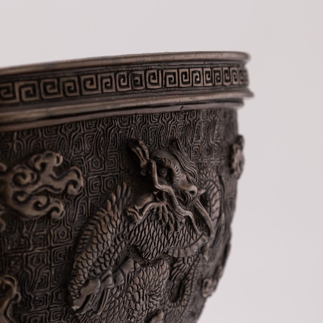 ANTIQUE 19thC JAPANESE BRONZE VESSEL IN THE STYLE OF THE 17thC EDO PERIOD - 15