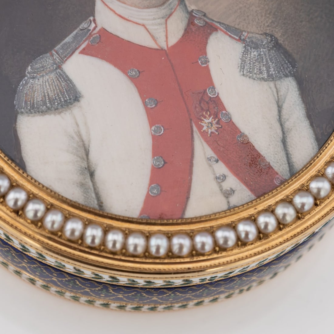 ANTIQUE 18thC FRENCH 18k GOLD & ENAMEL SNUFF BOX, JOSEPH-ETIENNE BLERZY c.1780 - 13