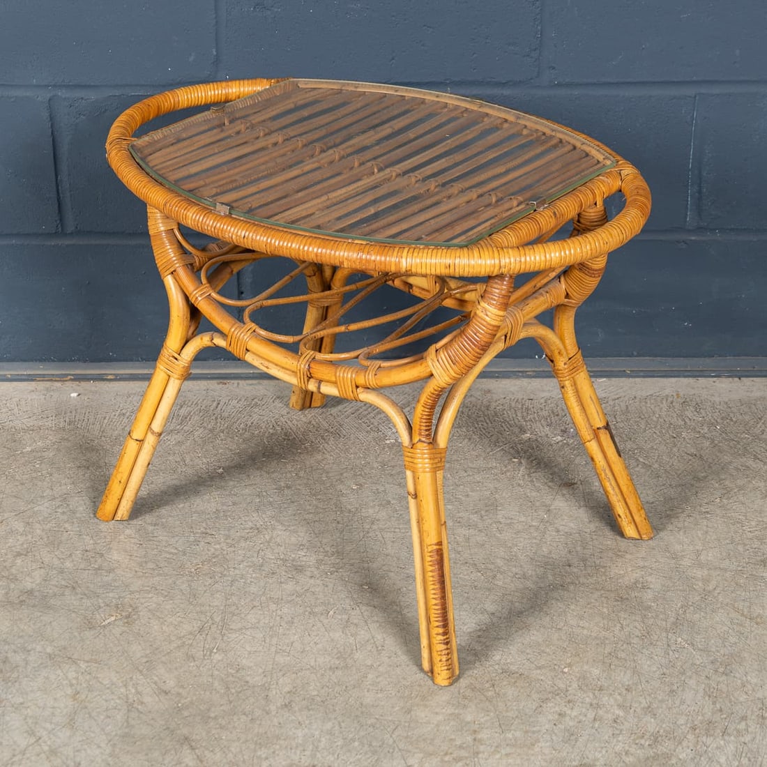 VINTAGE 20thC ITALIAN BAMBOO CONSERVATORY SUITE c.1970 - 7