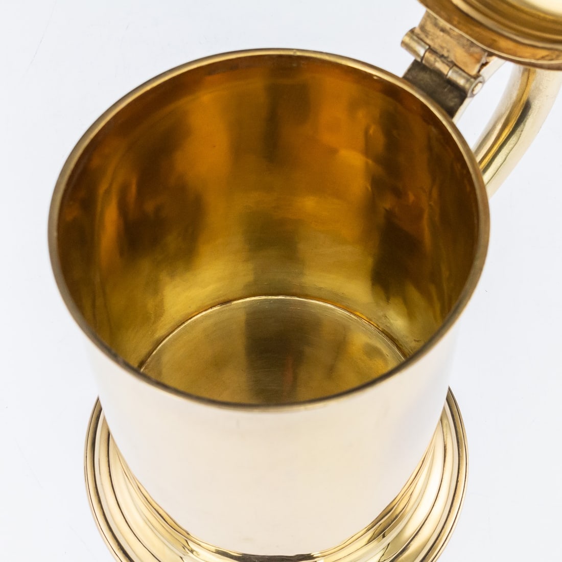 ANTIQUE 18thC RUSSIAN EXCEPTIONAL SILVER-GILT TANKARD, MOSCOW c.1766 - 8