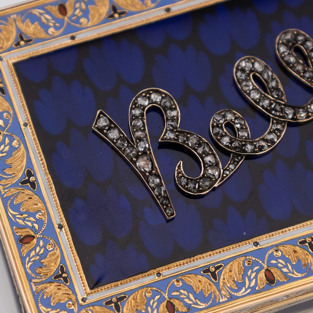 19thC SWISS 18k GOLD & ENAMEL MUSICAL SNUFF BOX, SENÉ & DÉTALLA c.1800 - 19