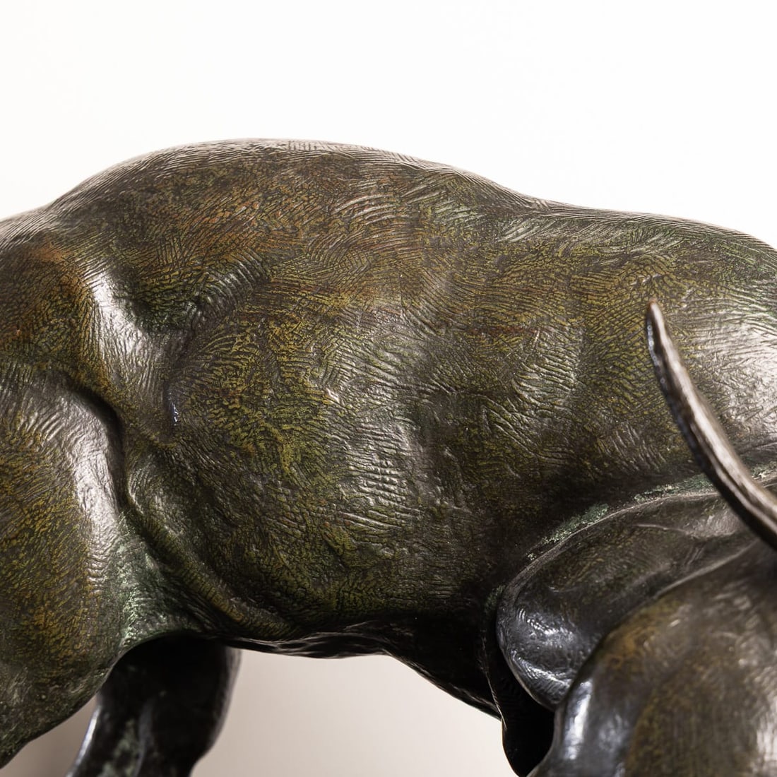 FRENCH BRONZE PANTHER & STAG HUNTING SCENE, ANTOINE-LOUIS BARYE (1796-1875) - 11