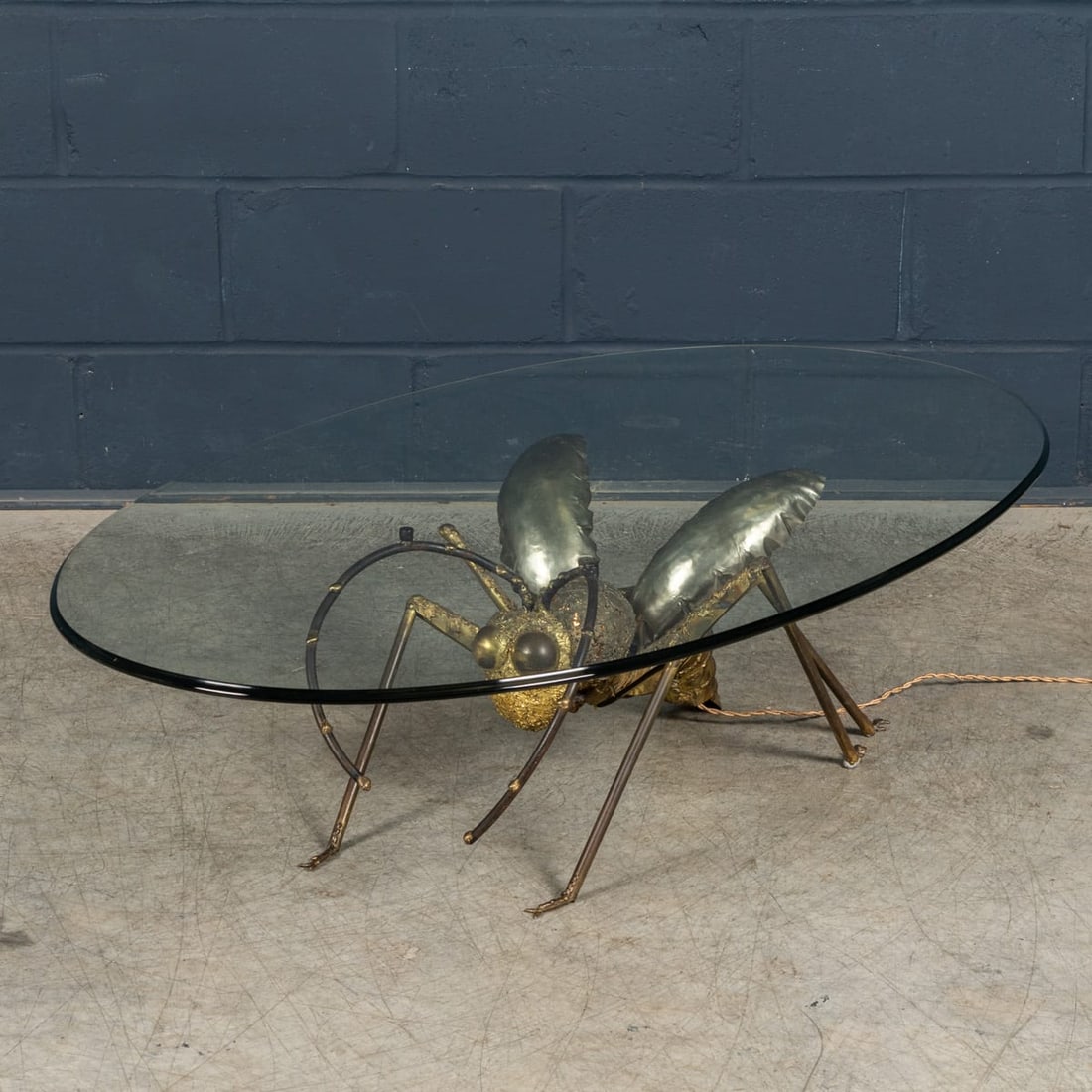 VINTAGE 20thC FRENCH ILLUMINATING COFFEE TABLE BY HENRI FERNANDEZ c.1970 - 10