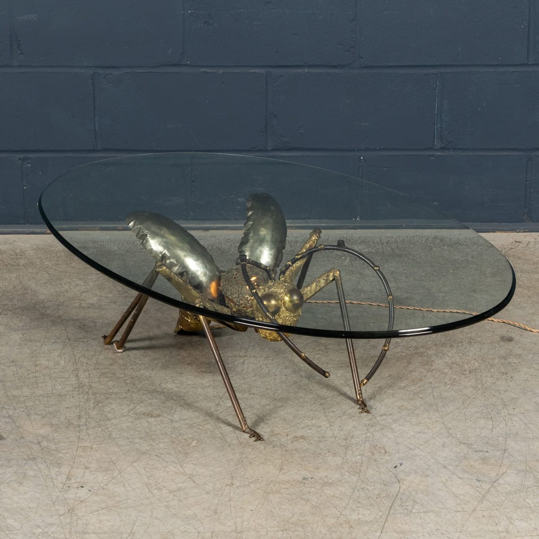 VINTAGE 20thC FRENCH ILLUMINATING COFFEE TABLE BY HENRI FERNANDEZ c.1970 - 11