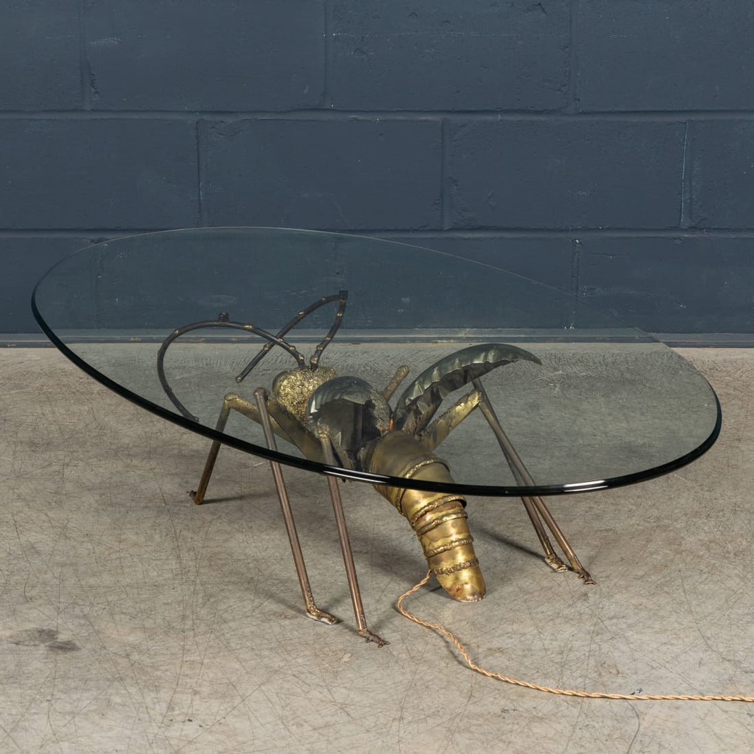 VINTAGE 20thC FRENCH ILLUMINATING COFFEE TABLE BY HENRI FERNANDEZ c.1970 - 8