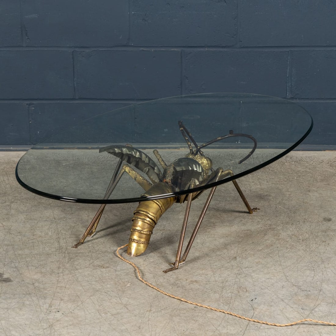 VINTAGE 20thC FRENCH ILLUMINATING COFFEE TABLE BY HENRI FERNANDEZ c.1970 - 9