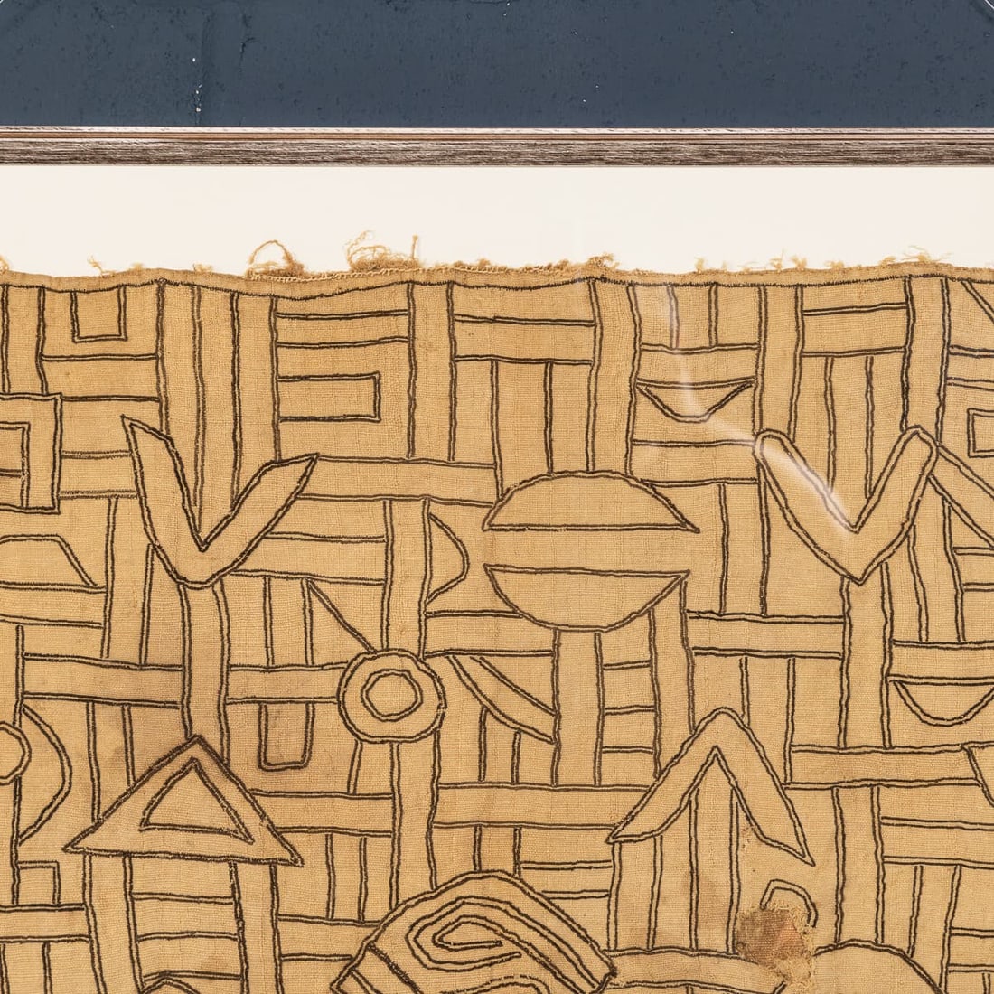 20thC KUBA RAFFIA PRESTIGE TEXTILE, DEMOCRATIC REPUBLIC OF THE CONGO - 6