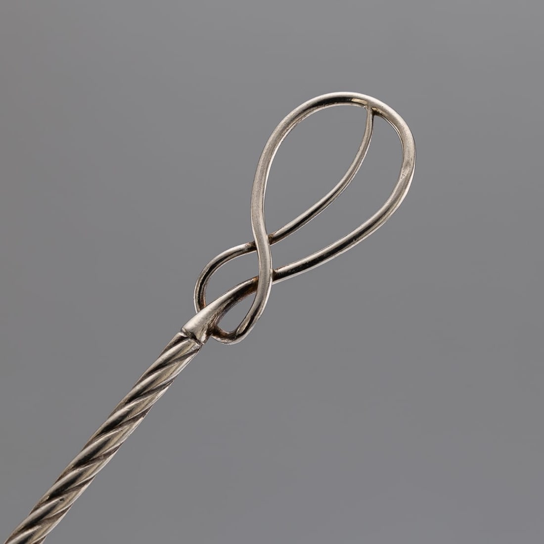 VINTAGE 20thC SET OF 10 HERMÈS GILT SOLID SILVER GILT CHAMPAGNE STIRRERS, FRANCE - 4