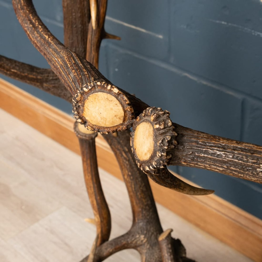 ANTIQUE 19thC BLACK FOREST HALL STAND, SWISS-GERMAN, CIRCA 1890 - 12