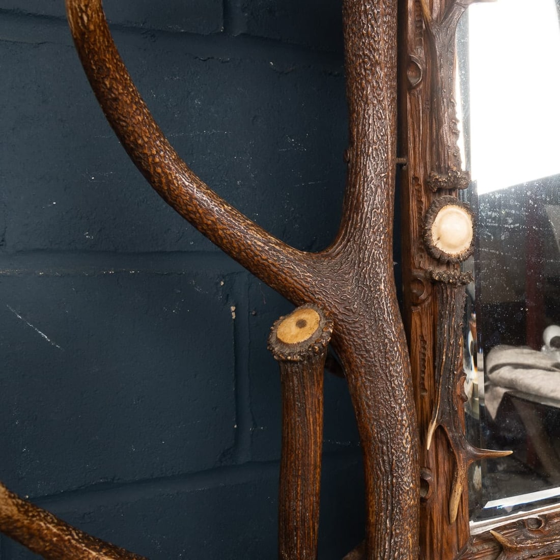 ANTIQUE 19thC BLACK FOREST HALL STAND, SWISS-GERMAN, CIRCA 1890 - 18