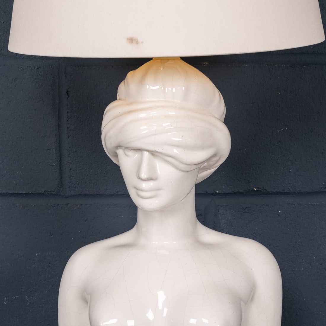 20thC ITALIAN CERAMIC TABLE LAMP BY GIULIO CINIGLIA FOR VIVAI DEL SUD c.1970 - 7