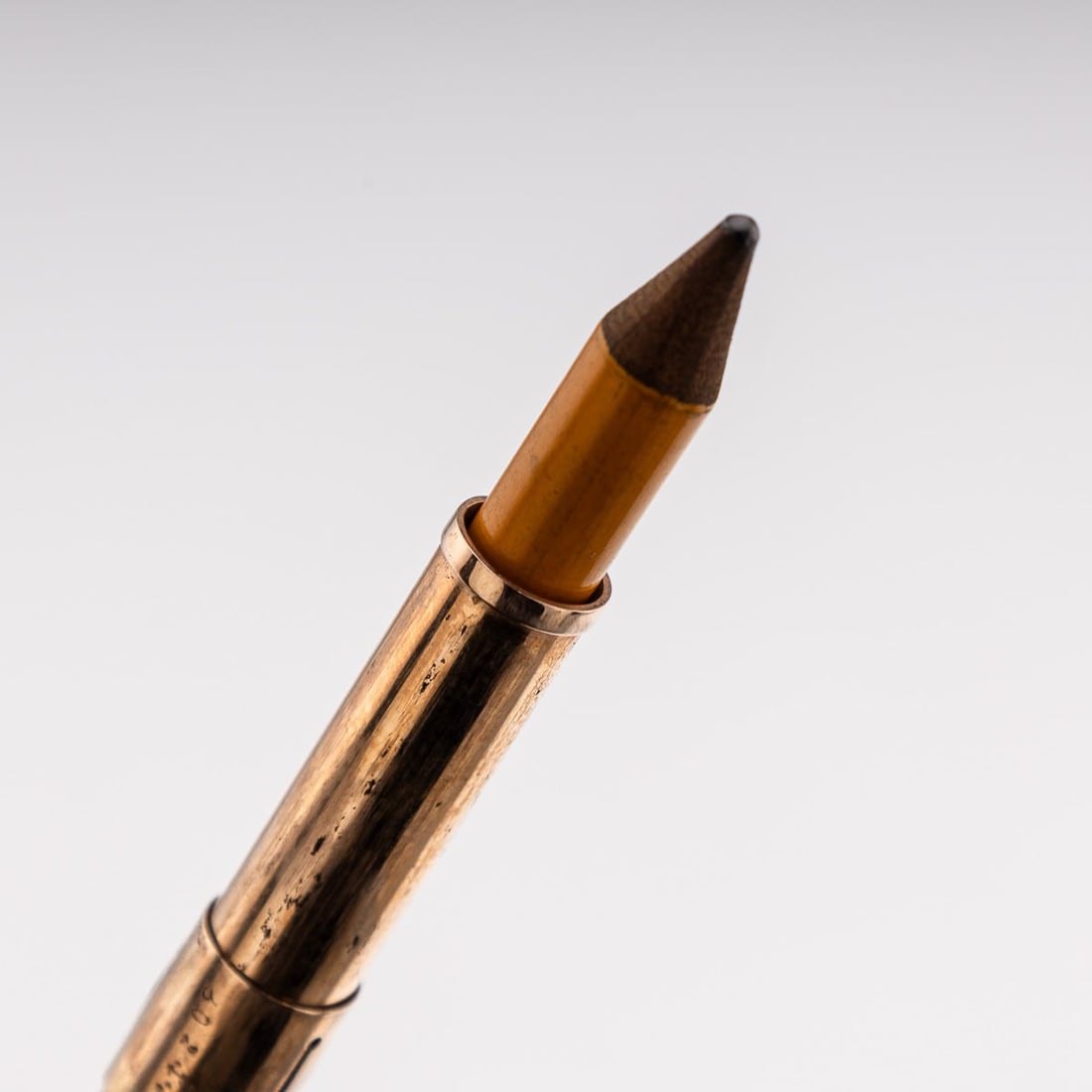 ANTIQUE 20thC FRENCH SOLID GOLD & SAPPHIRE RETRACTABLE PENCIL c.1900 - 11