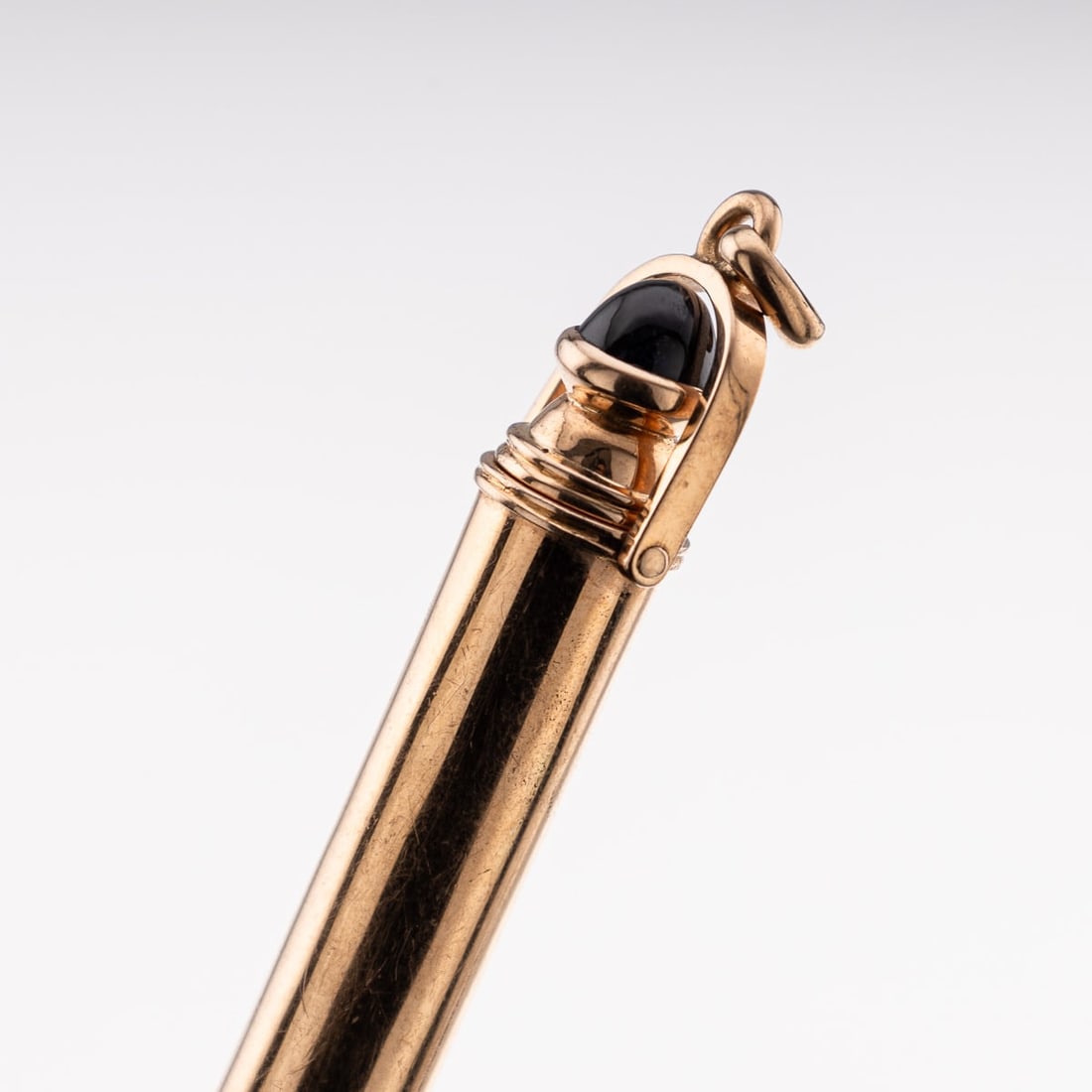 ANTIQUE 20thC FRENCH SOLID GOLD & SAPPHIRE RETRACTABLE PENCIL c.1900 - 4