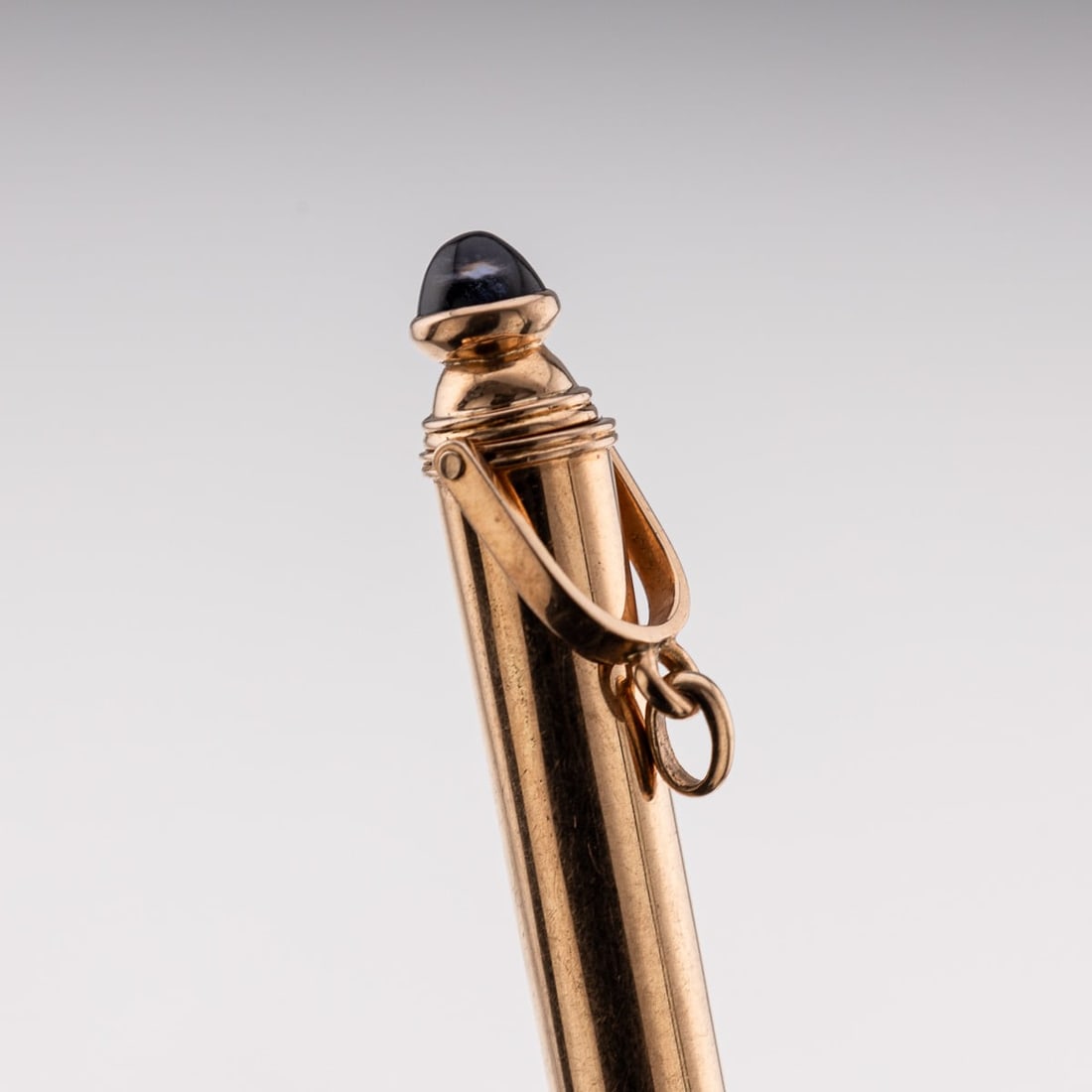 ANTIQUE 20thC FRENCH SOLID GOLD & SAPPHIRE RETRACTABLE PENCIL c.1900 - 5