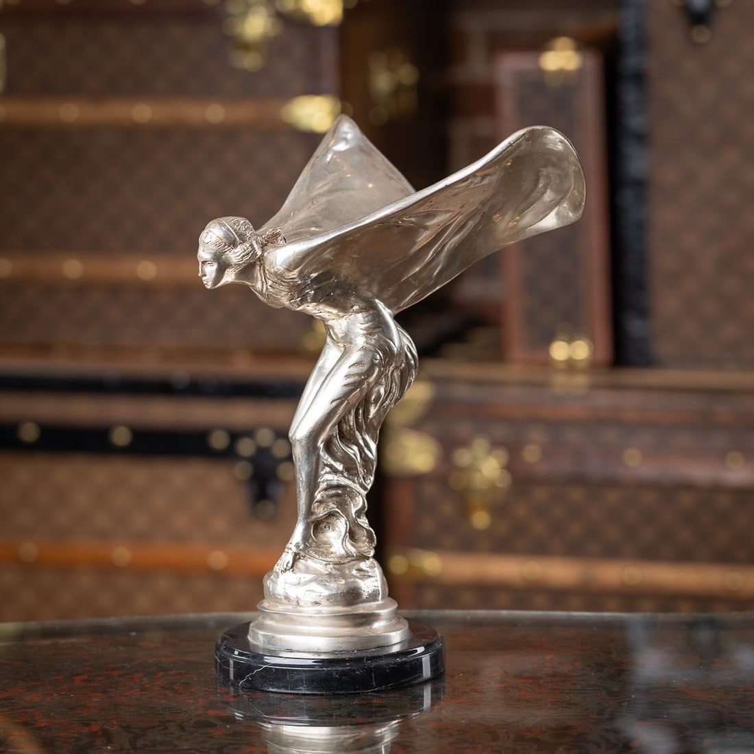 20thC ROLLS ROYCE 'SPIRIT OF ECSTASY' STATUE - 2