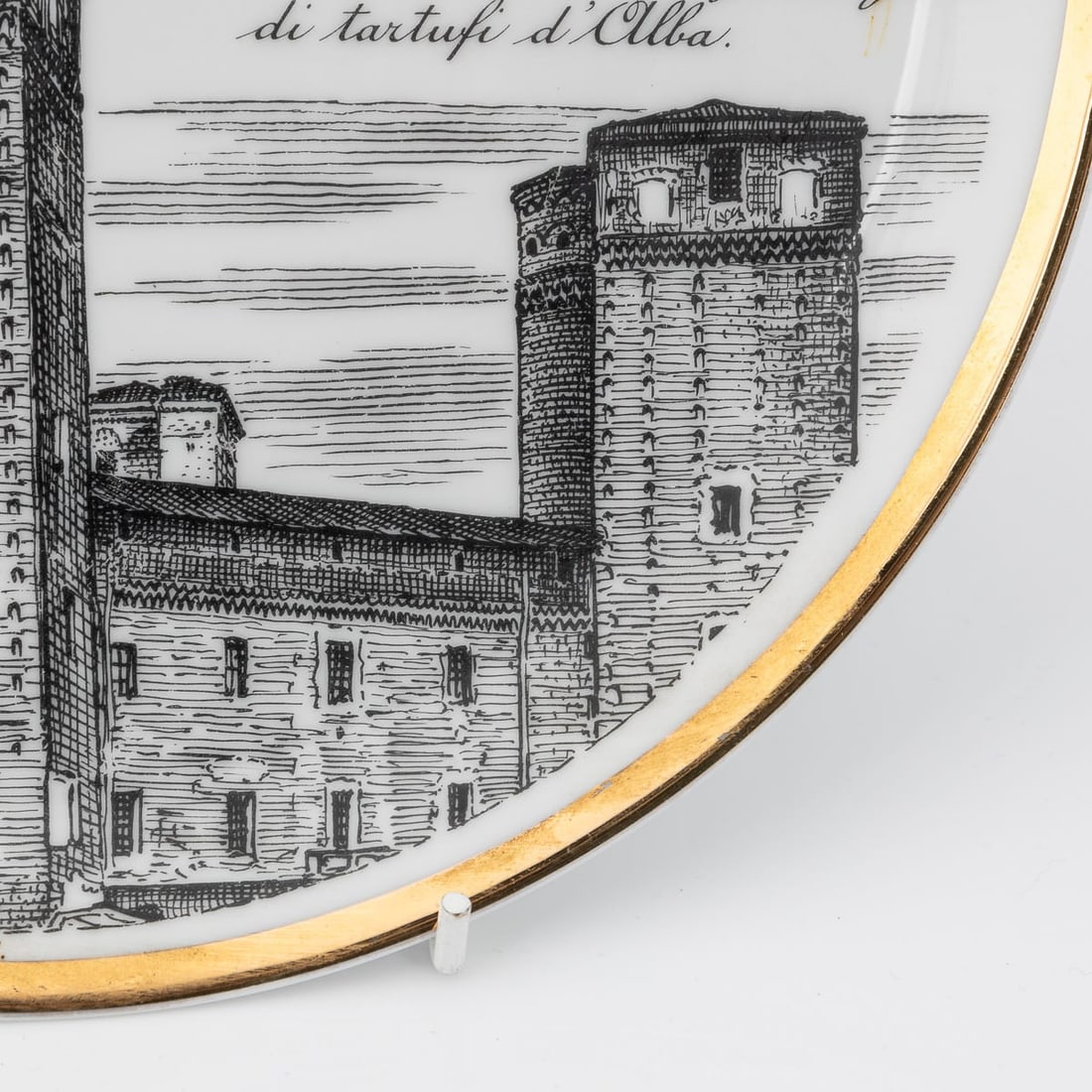 20thC SET OF FOUR "RECIPE" PLATES BY FORNASETTI, COMMISSIONED BY FIAT c.1950 - 12