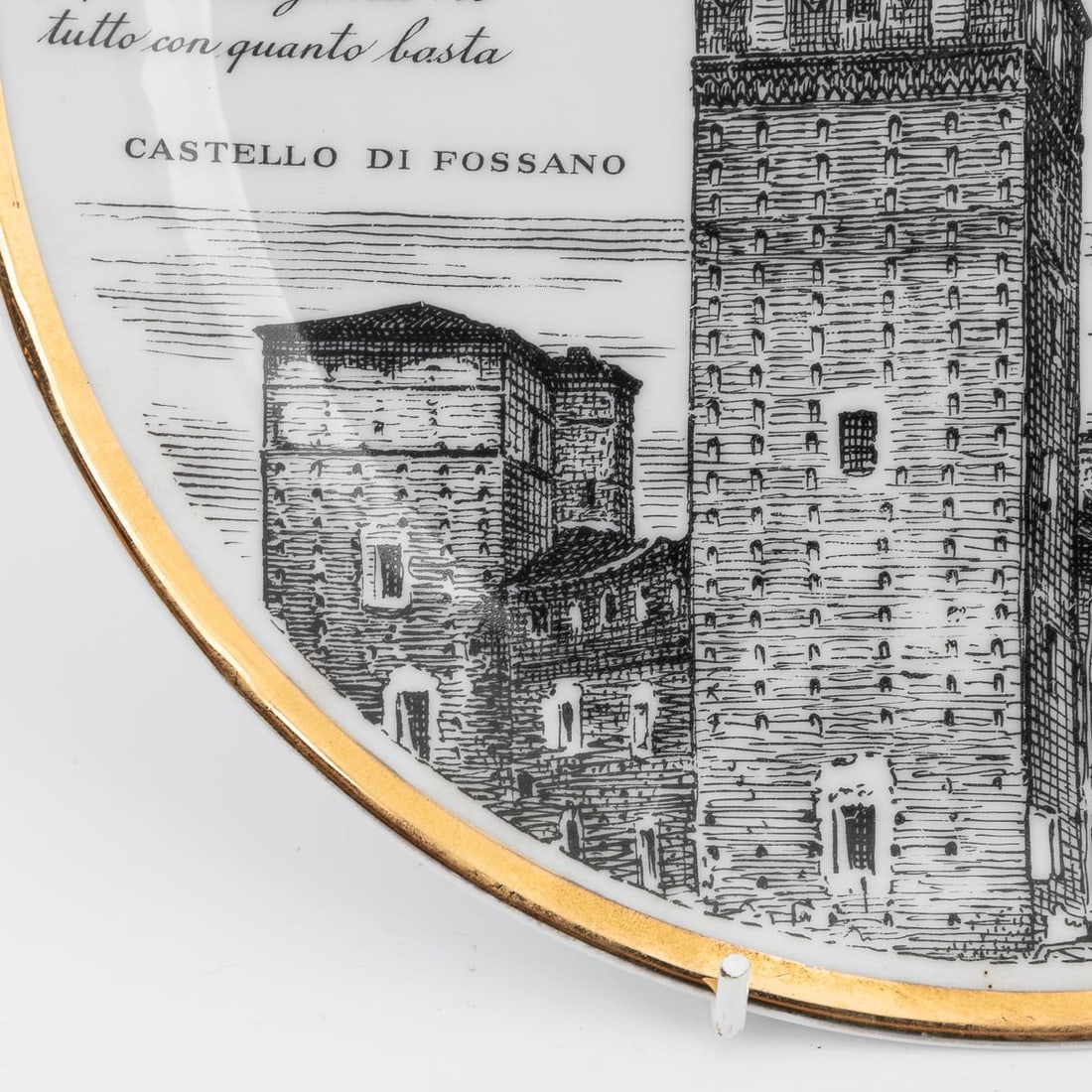 20thC SET OF FOUR "RECIPE" PLATES BY FORNASETTI, COMMISSIONED BY FIAT c.1950 - 14
