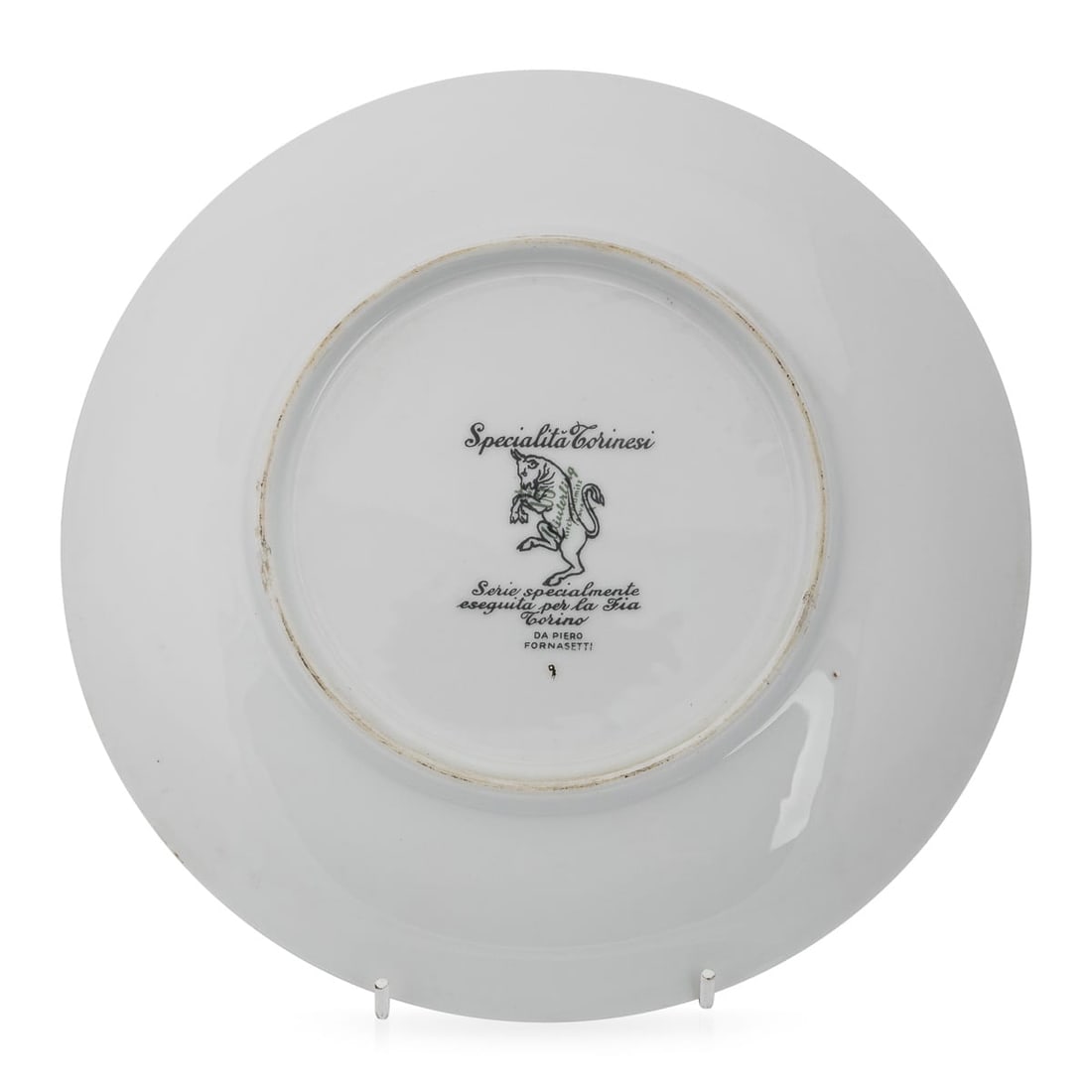20thC SET OF FOUR "RECIPE" PLATES BY FORNASETTI, COMMISSIONED BY FIAT c.1950 - 15