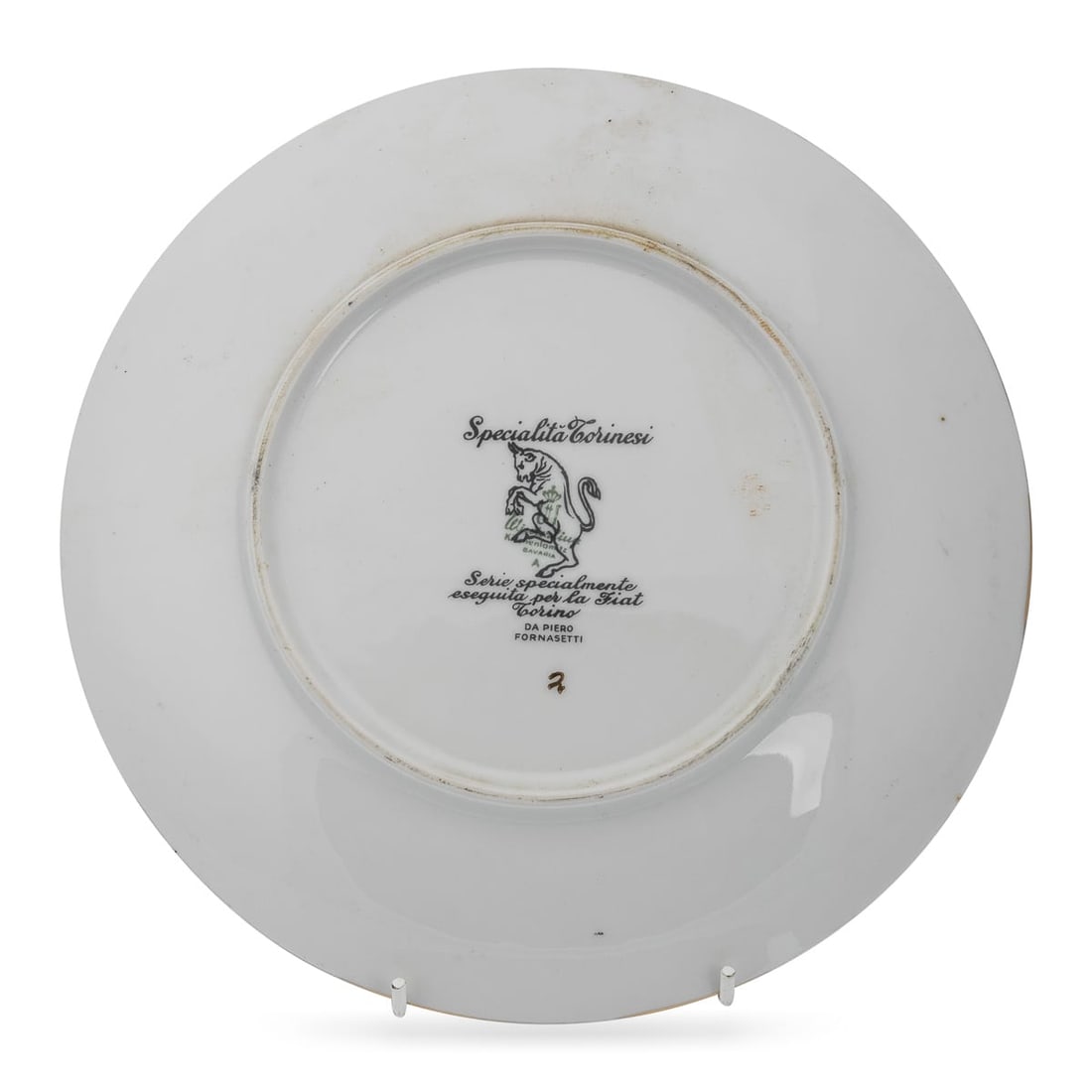 20thC SET OF FOUR "RECIPE" PLATES BY FORNASETTI, COMMISSIONED BY FIAT c.1950 - 7