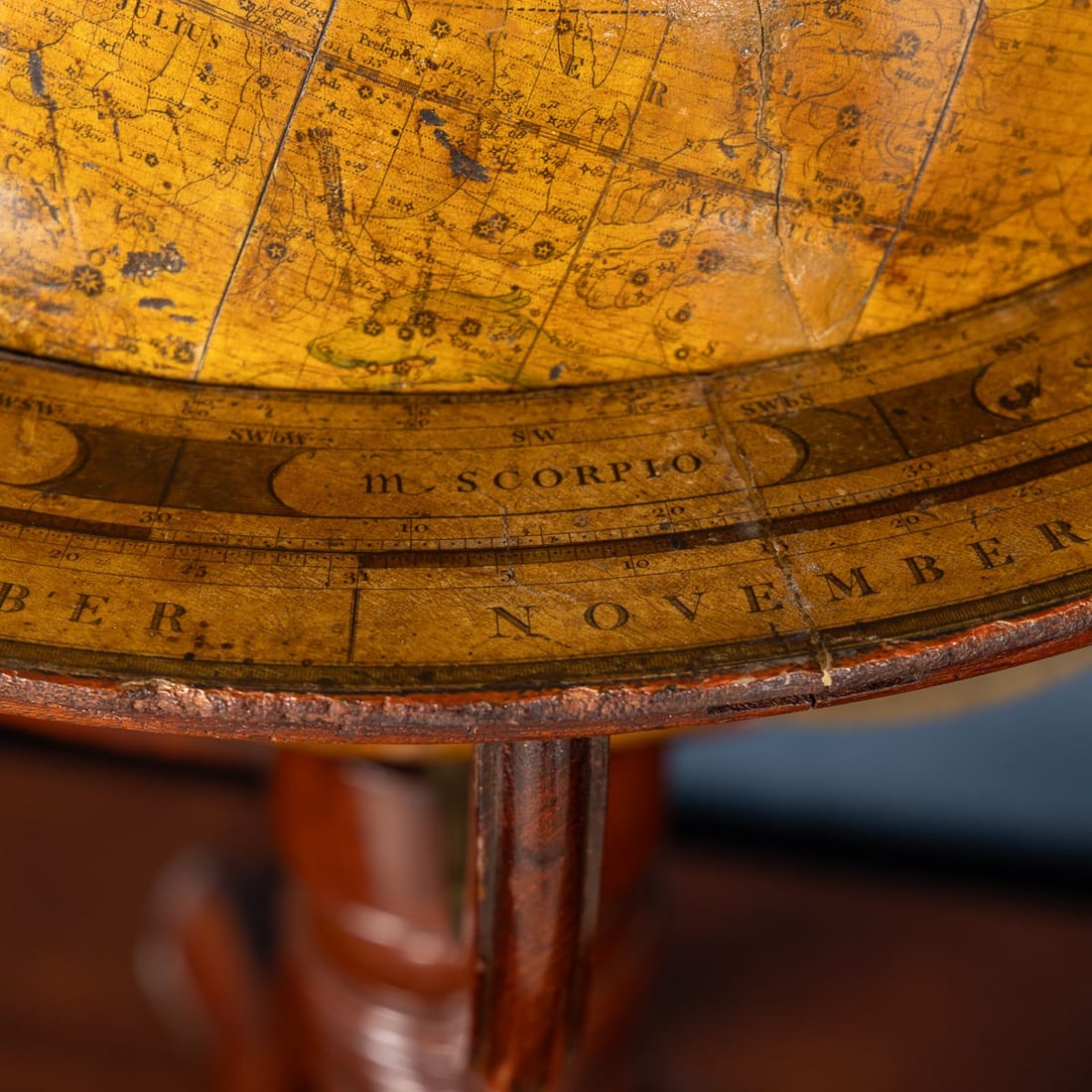 ANTIQUE 19thC PAIR OF CARY'S 12 INCH TERRESTRIAL & CELESTIAL GLOBES c.1821 - 13