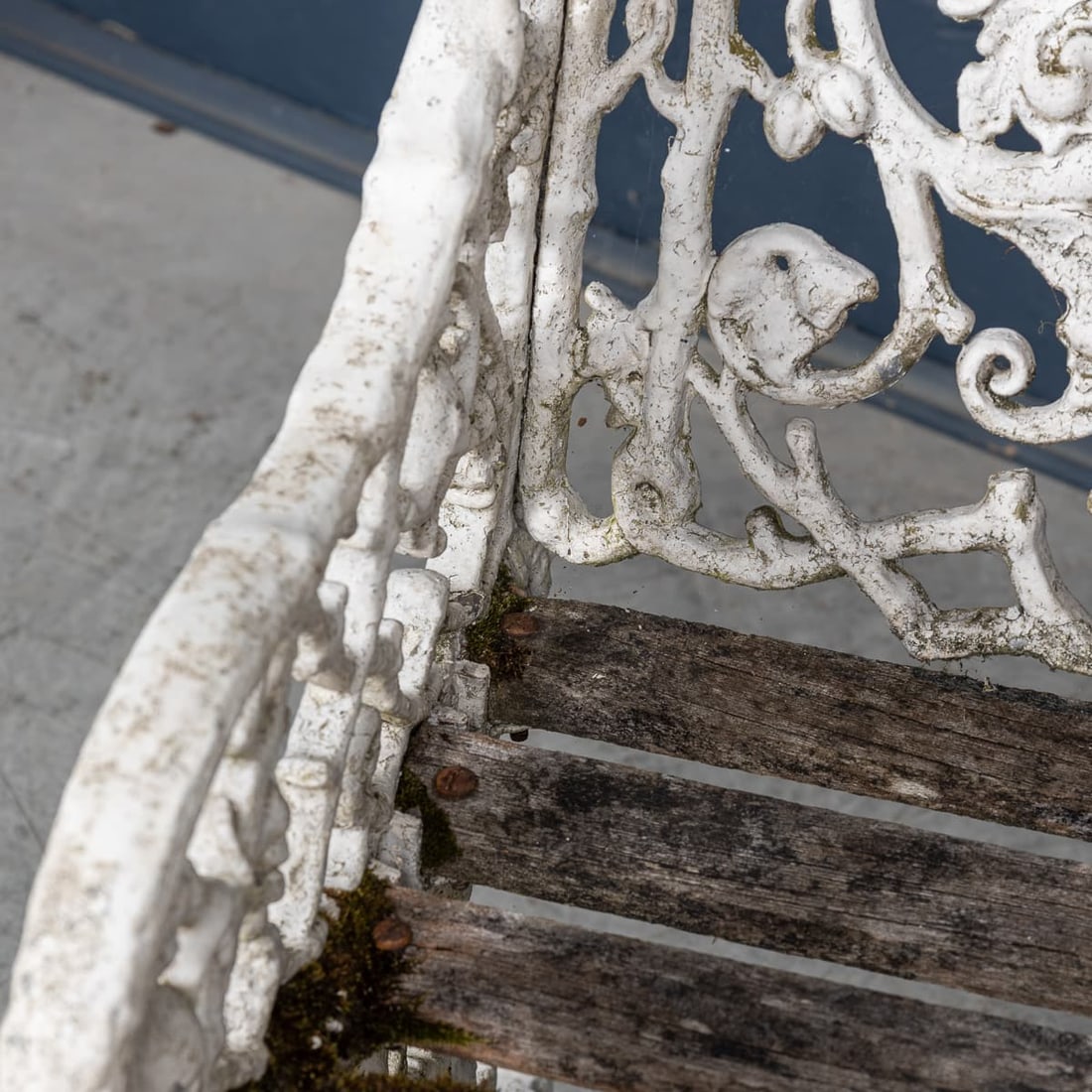 MID 20thC ENGLISH PAIR OF CAST ALUMINIUM GARDEN SEATS - 17