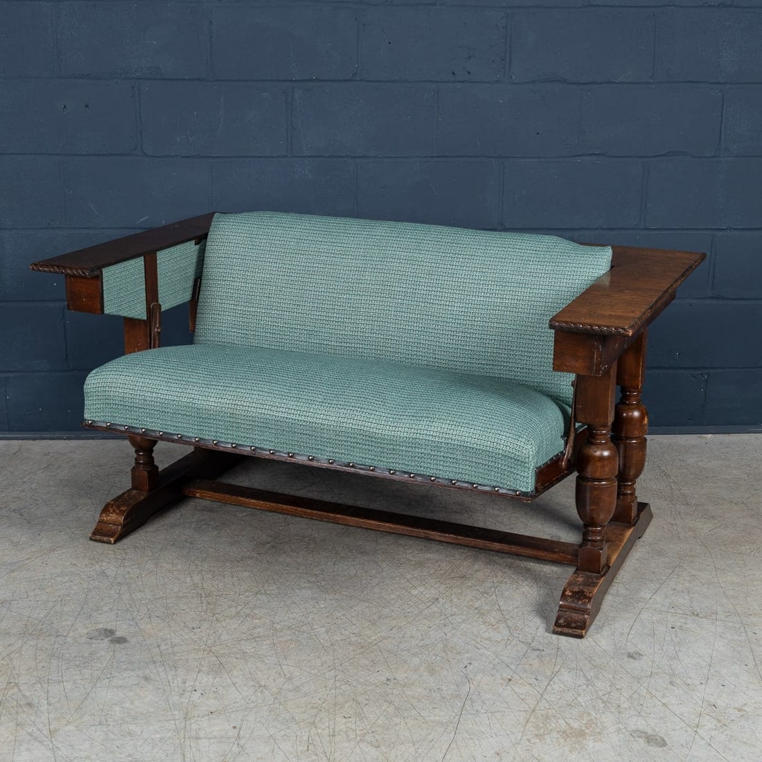 20thC ENGLISH METAMORPHIC "SETTEE TABLE" BY R. HAMP & CO, NORTHAMPTON c.1930 - 3