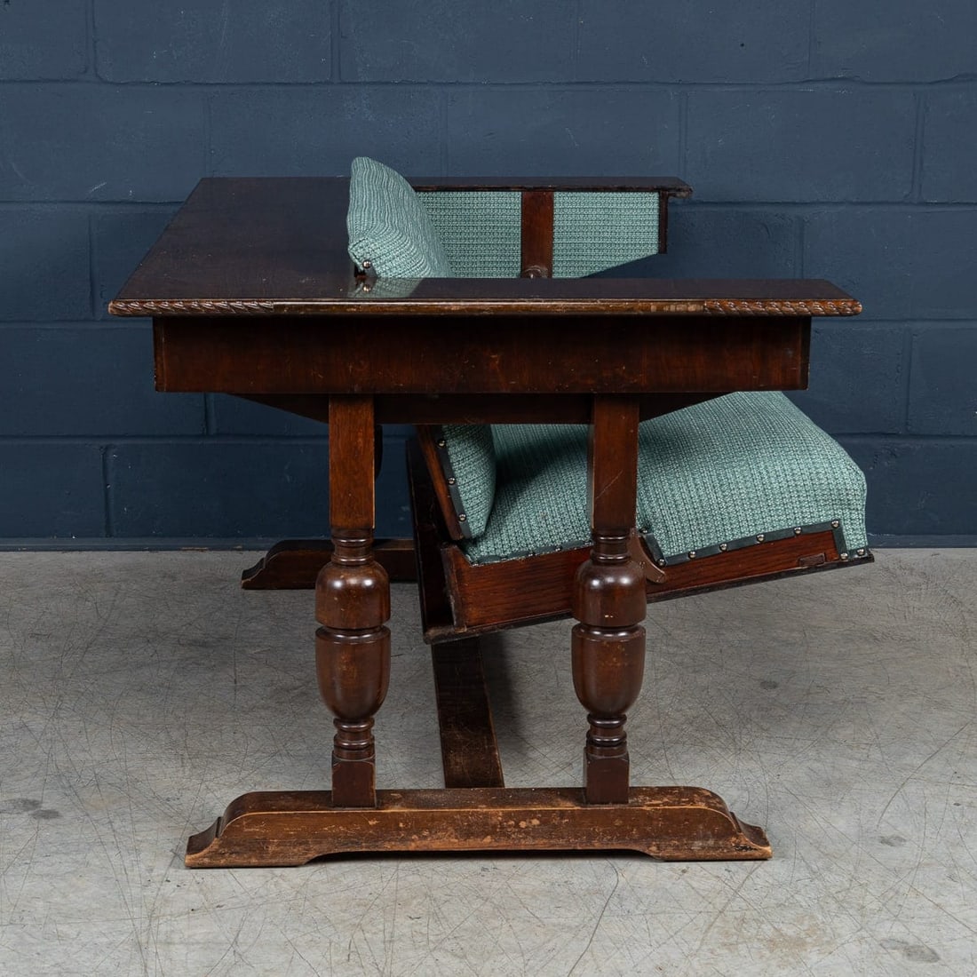 20thC ENGLISH METAMORPHIC "SETTEE TABLE" BY R. HAMP & CO, NORTHAMPTON c.1930 - 6
