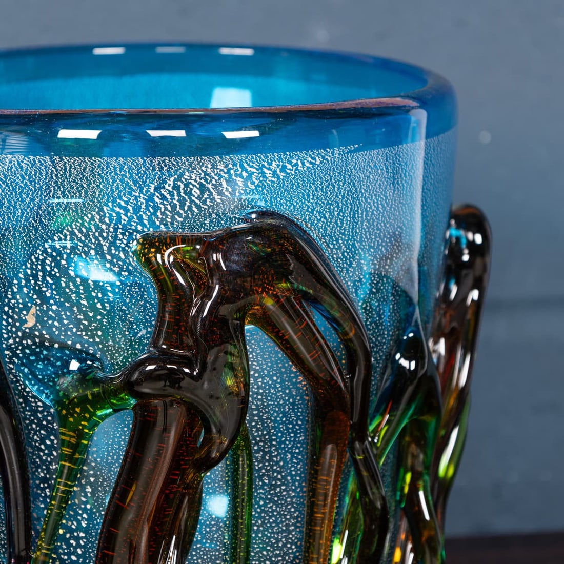 VINTAGE 20thC ITALIAN MURANO GLASS VASE - 10