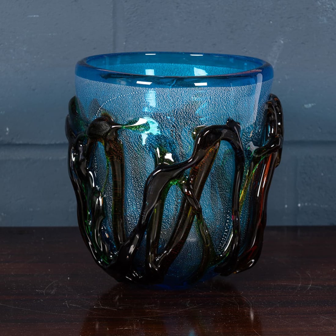 VINTAGE 20thC ITALIAN MURANO GLASS VASE - 2