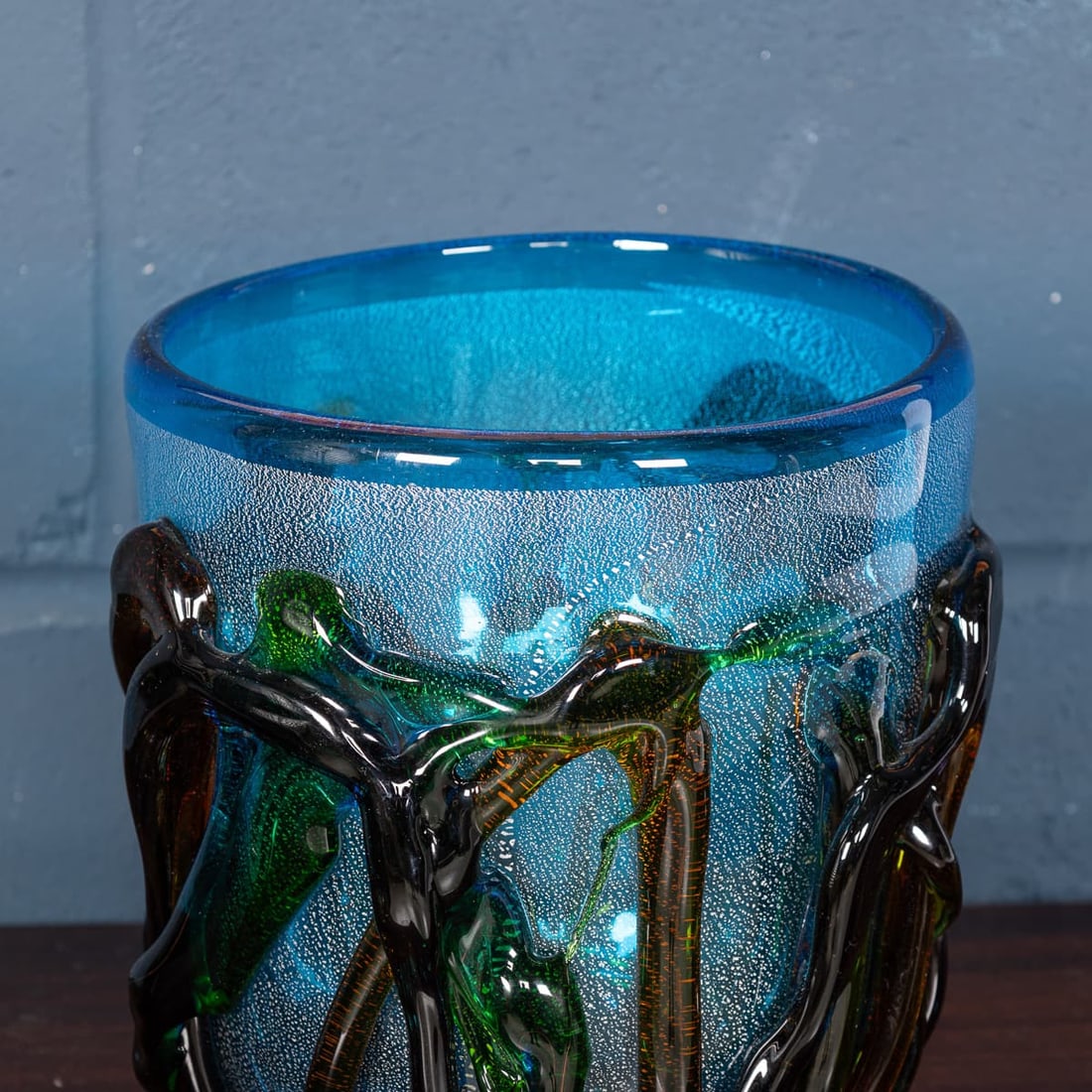 VINTAGE 20thC ITALIAN MURANO GLASS VASE - 8