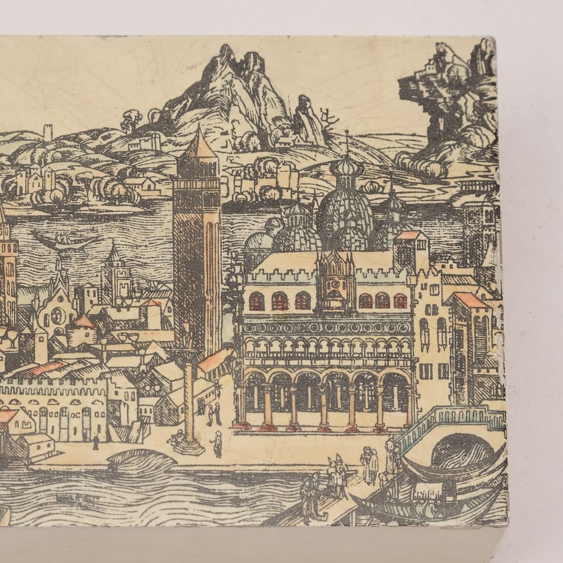 BEAUTIFUL MATCHBOX / TRINKET BOX BY PIERO FORNASETTI, ITALY c.1960/70's - 10