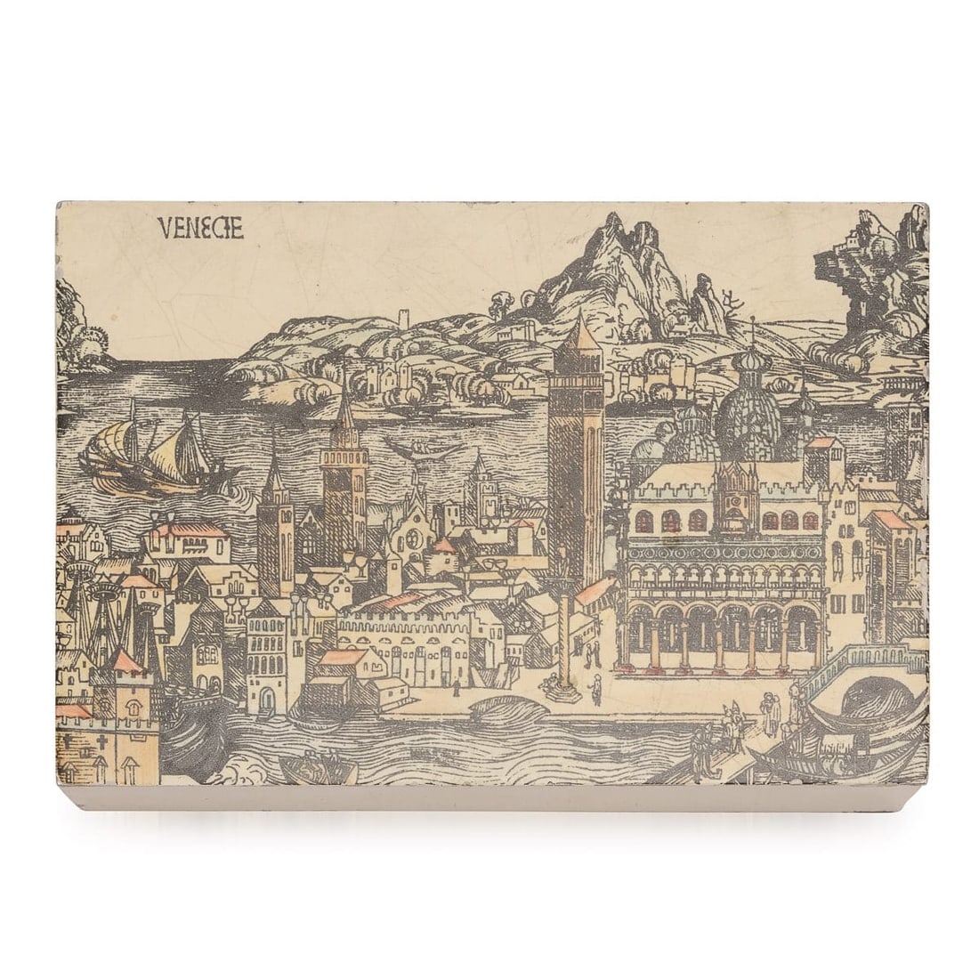 BEAUTIFUL MATCHBOX / TRINKET BOX BY PIERO FORNASETTI, ITALY c.1960/70's - 3