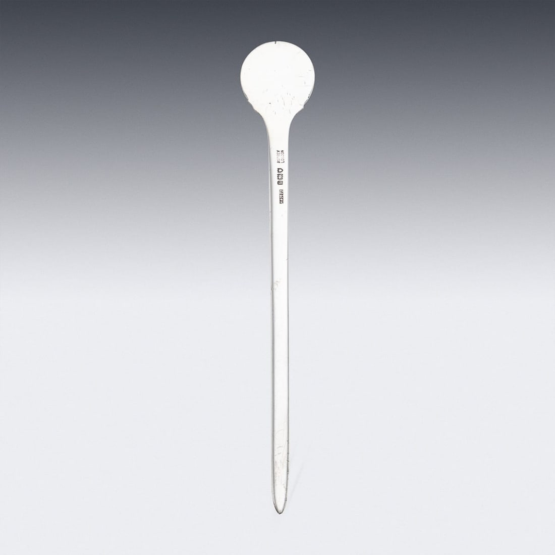 ANTIQUE 20thC ENGLISH SOLID SILVER REGIMENTAL LETTER OPENER BY ASPREY c.1915 - 4