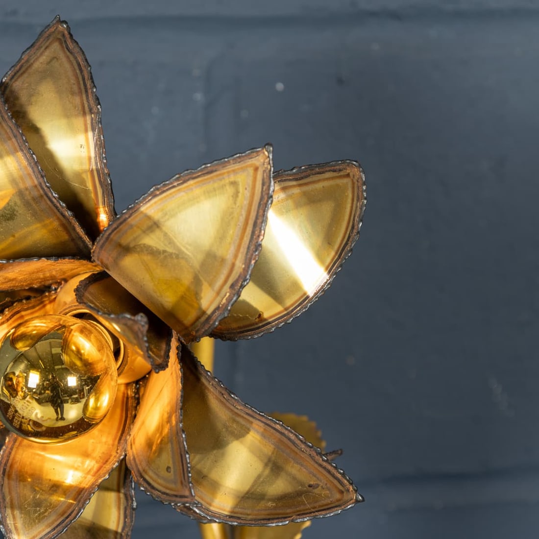 VINTAGE 20thC FRENCH MATCHED PAIR OF MAISON JANSEN FLORAL TABLE LAMPS c.1970 - 18
