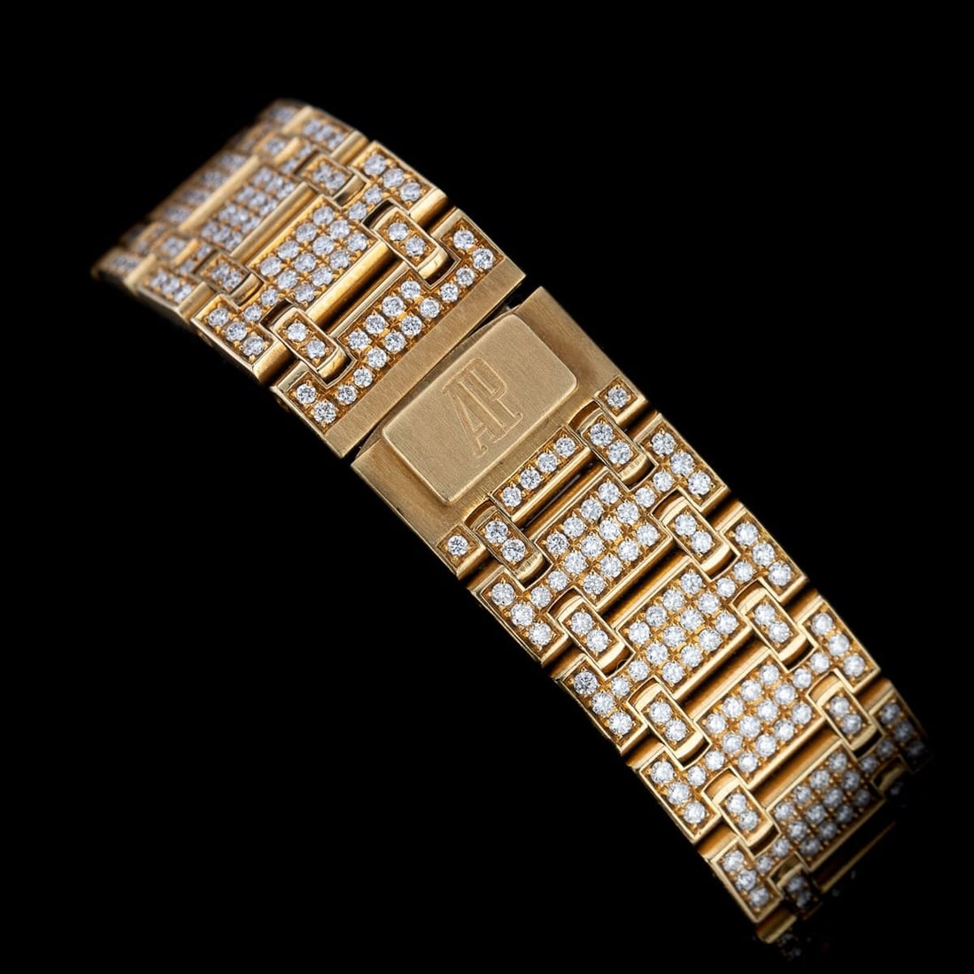 AUDEMARS PIGUET CUSTOM ROYAL OAK LADY WATCH 18K YELLOW GOLD & DIAMONDS - 6