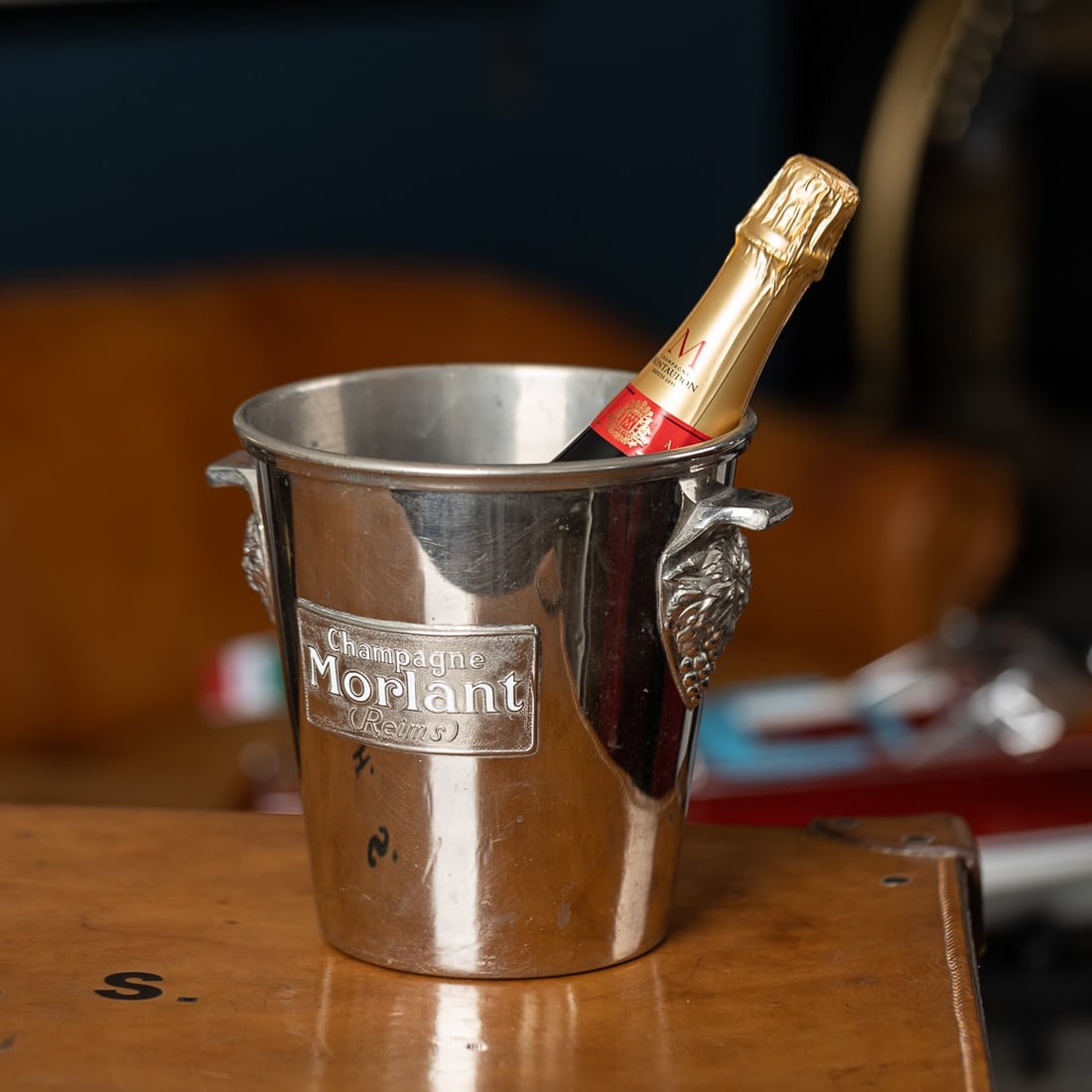 VINTAGE 20thC FRENCH SILVER PLATED MORLANT REIMS CHAMPAGNE / WINE COOLER c.1930 - 2