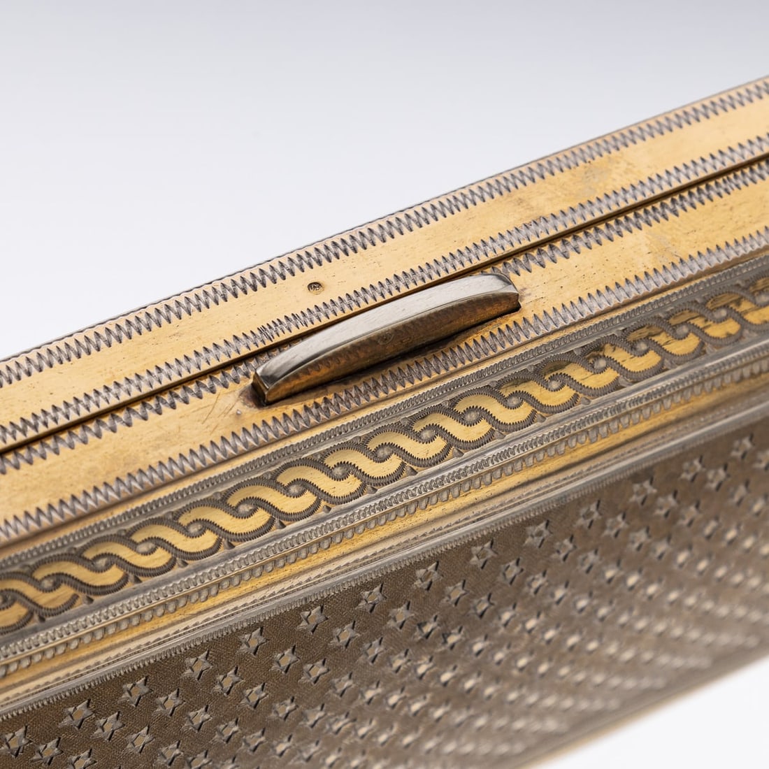 MID 20thC TURKISH GILT SOLID SILVER SPECTACLE CASE c.1940 - 17