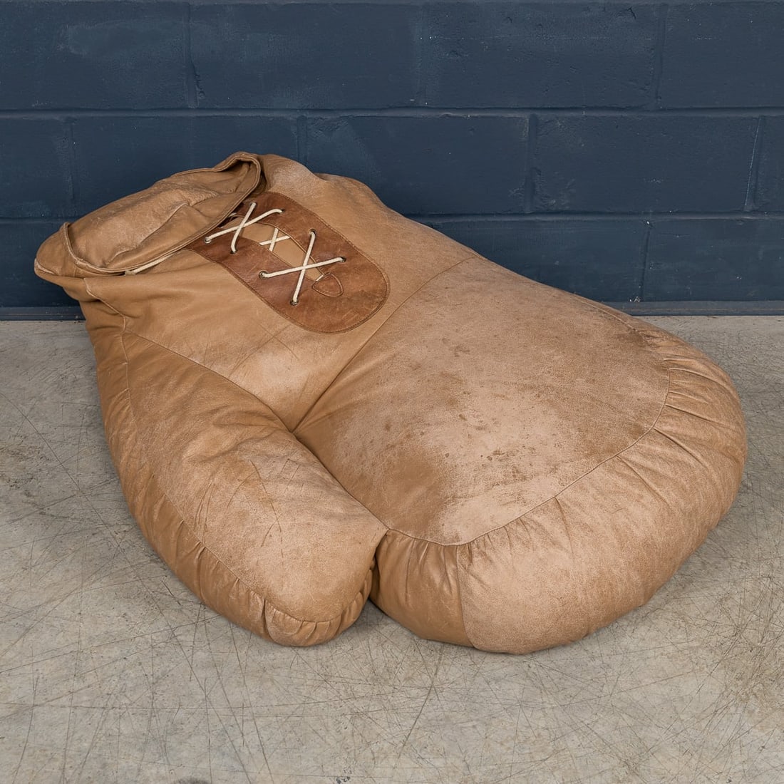 20thC SWISS BOXING GLOVE BEAN BAG BY SUSIAND UELI BERGER FOR DE SEDE c.1970 - 5