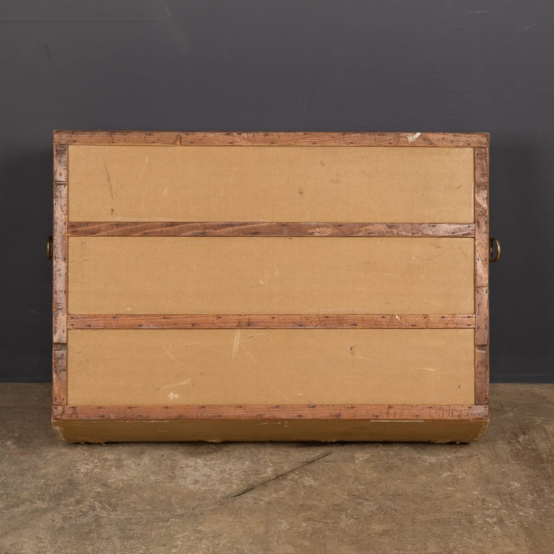 VINTAGE 20thC LOUIS VUITTON CAR TRUNK IN GREY VUITTONITE CANVAS, PARIS c.1930 - 8