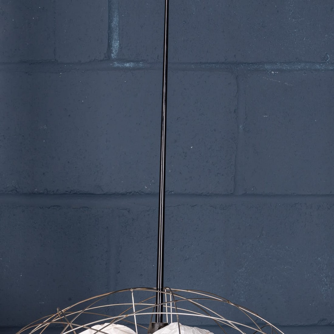 VINTAGE 20thC GERMAN METAL & PAPER FLOOR LAMP BY INGO MAURER c.1990 - 7