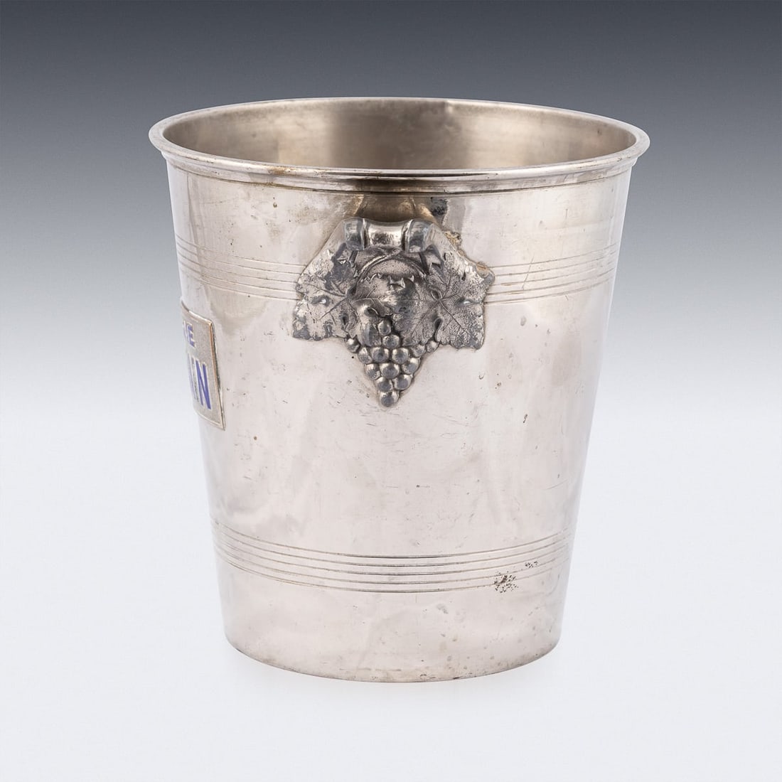 VINTAGE 20thC FRENCH SILVER PLATED H. GERMAIN CHAMPAGNE / WINE COOLER - 3