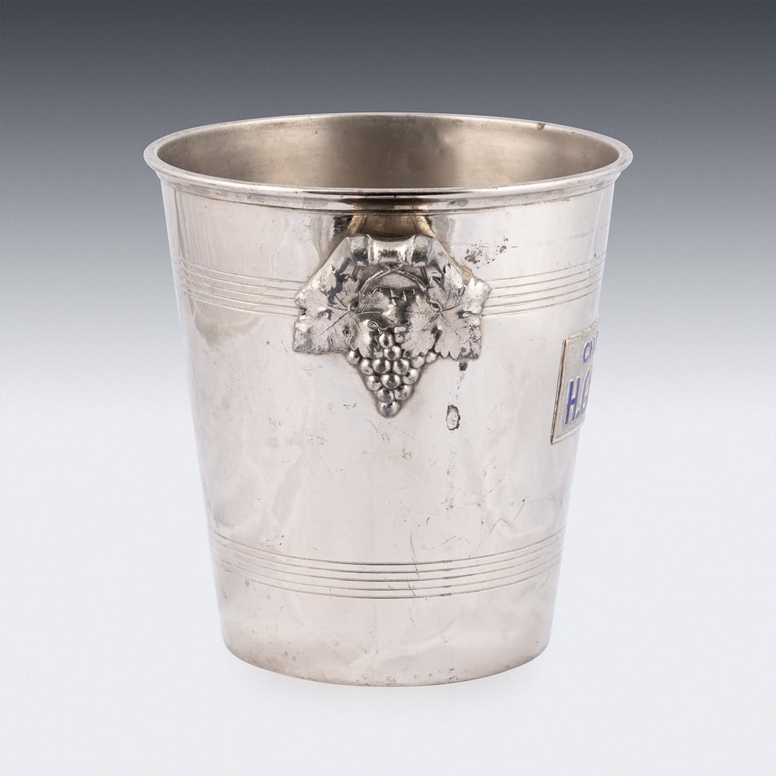 VINTAGE 20thC FRENCH SILVER PLATED H. GERMAIN CHAMPAGNE / WINE COOLER - 5