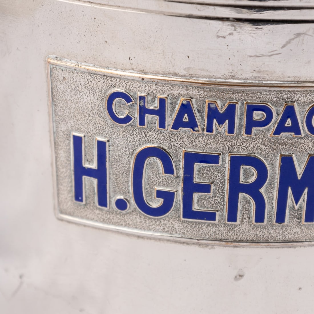 VINTAGE 20thC FRENCH SILVER PLATED H. GERMAIN CHAMPAGNE / WINE COOLER - 9