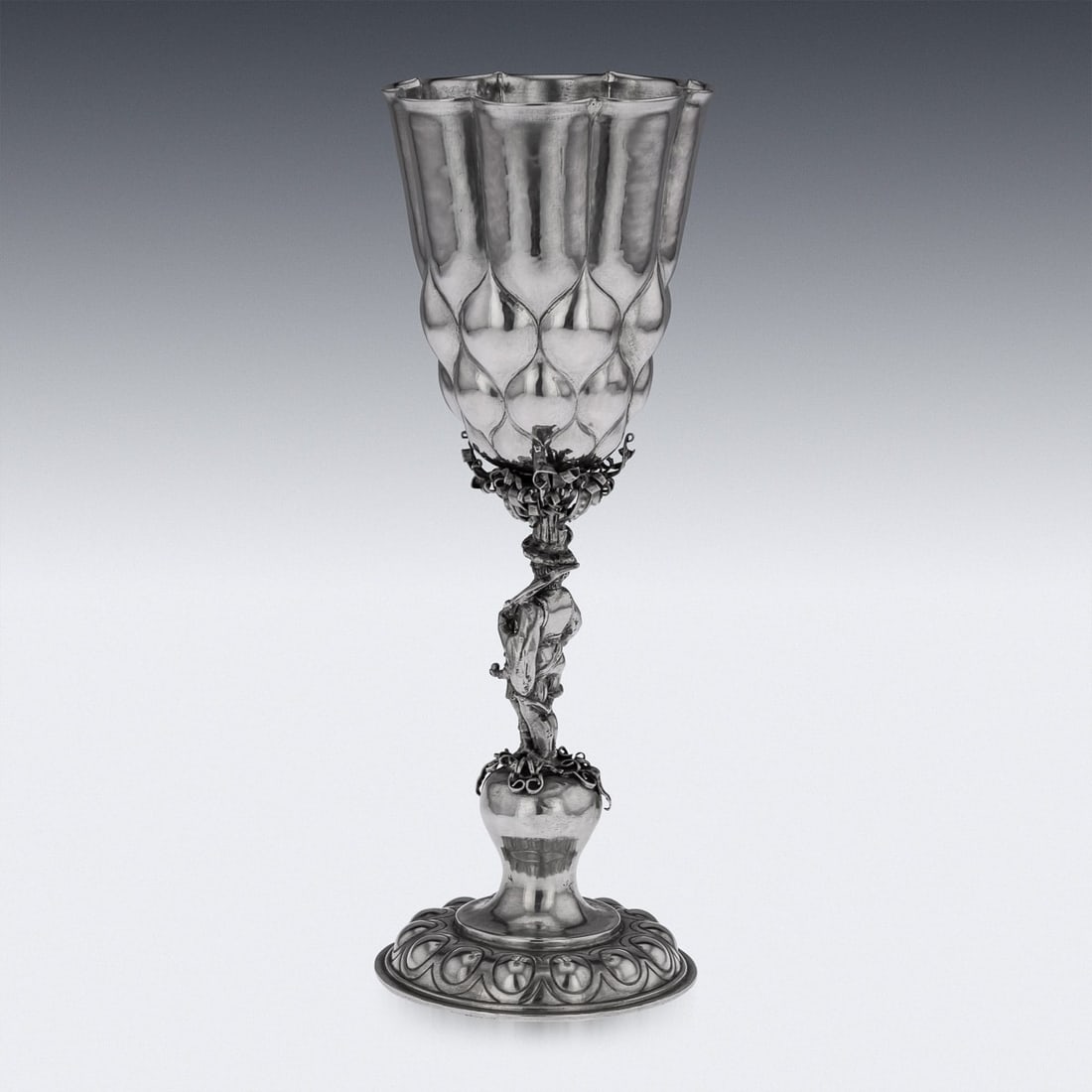 ANTIQUE 19thC GERMAN SOLID SILVER CUP, NERESHEIMER & SOHNE c.1890 - 2