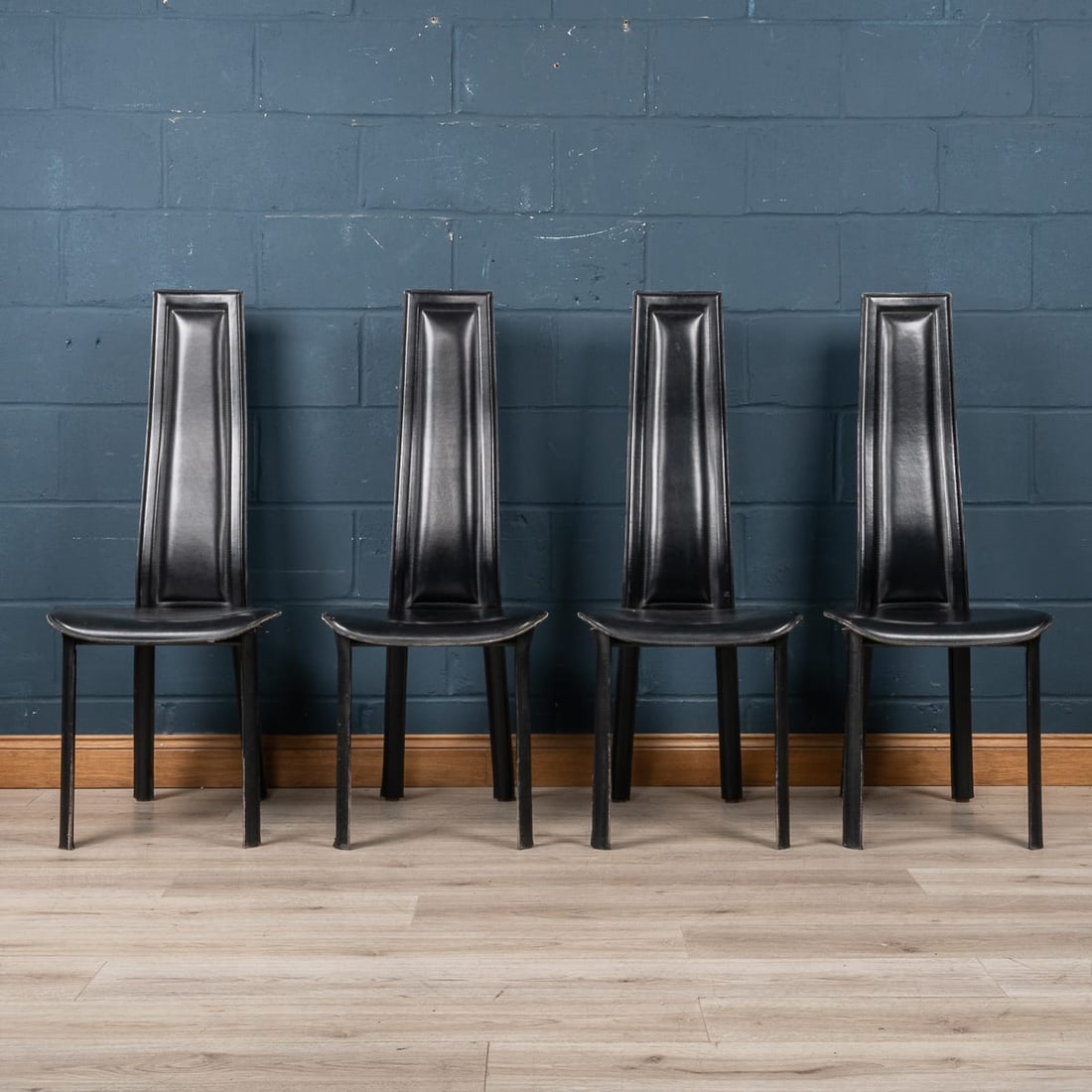 20thC ITALIAN SET OF FOUR "ALICE" DINING CHAIRS BY GIORGIO CATTELAN FOR EMMEPI - 3