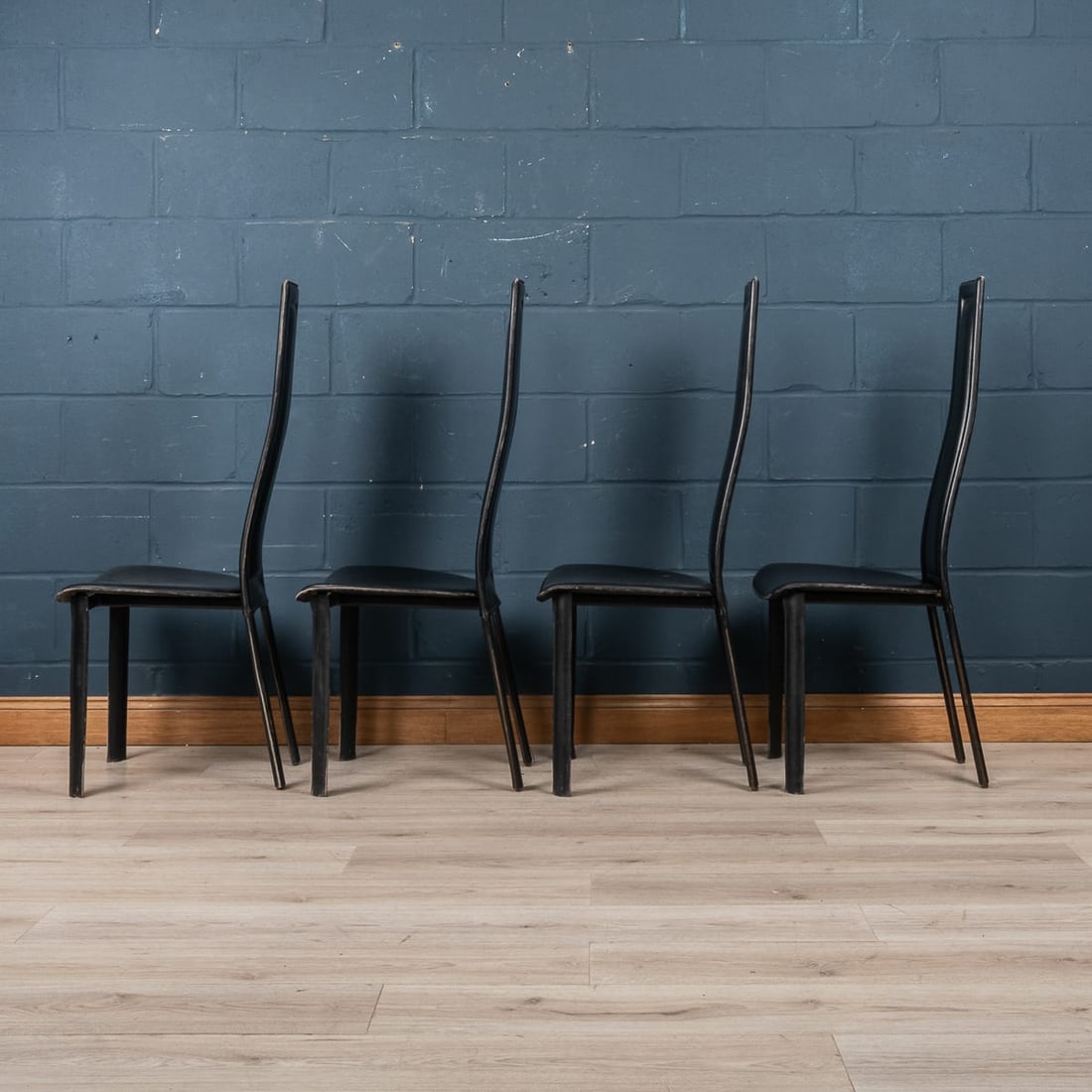 20thC ITALIAN SET OF FOUR "ALICE" DINING CHAIRS BY GIORGIO CATTELAN FOR EMMEPI - 4