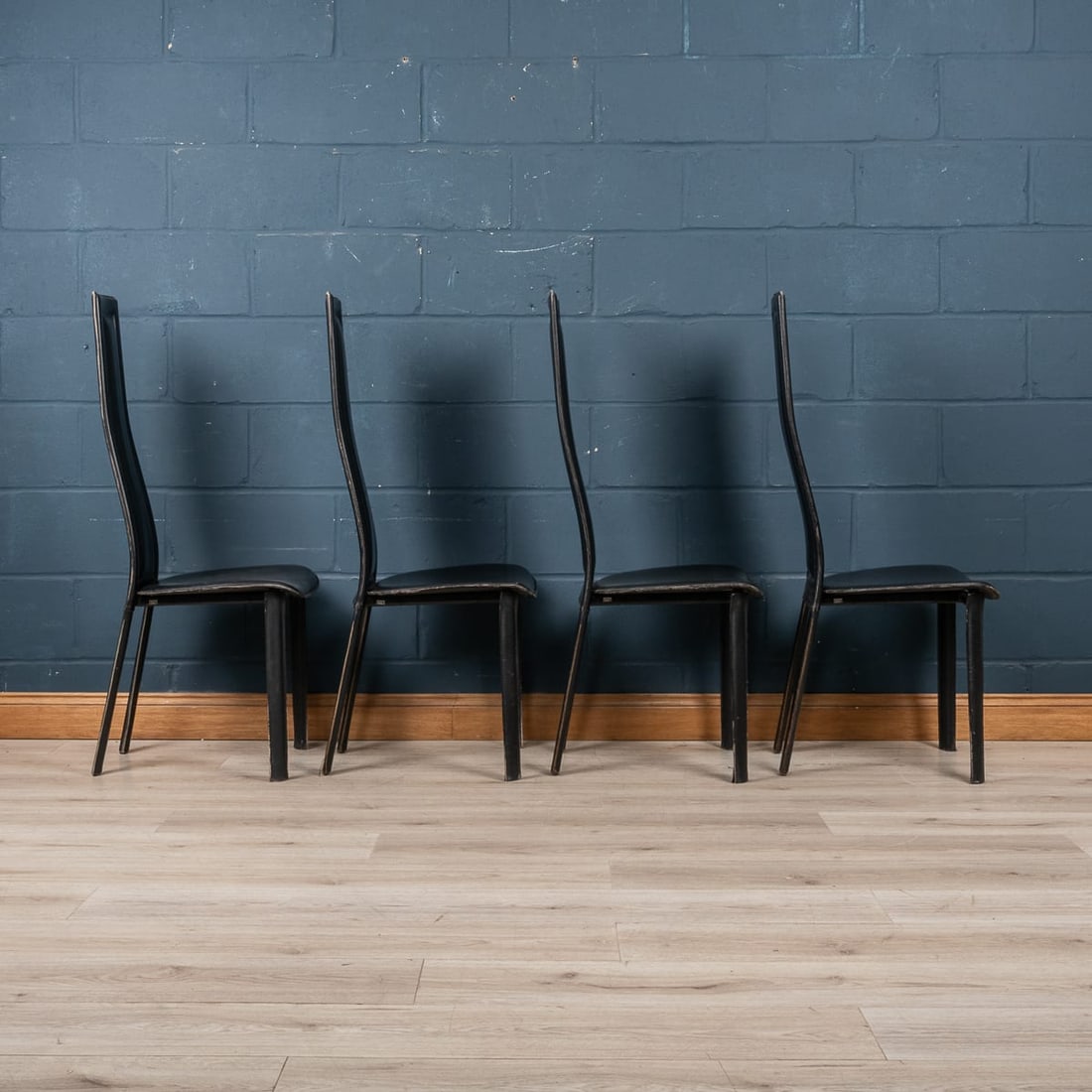 20thC ITALIAN SET OF FOUR "ALICE" DINING CHAIRS BY GIORGIO CATTELAN FOR EMMEPI - 6