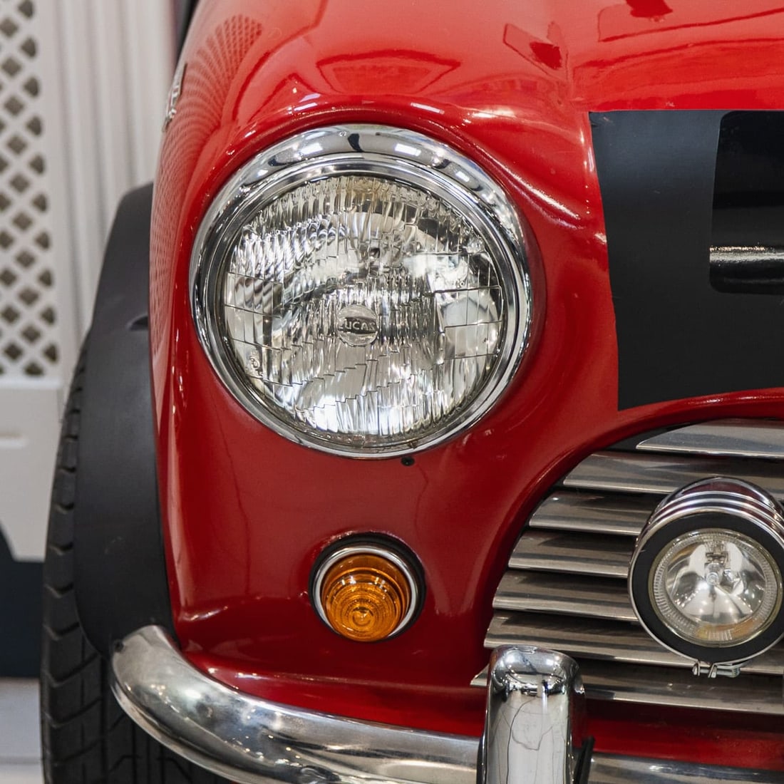 UNUSUAL 1964 MONTE CARLO RALLY REPLICA MINI FRONT END IN THE FORM OF A DESK - 15