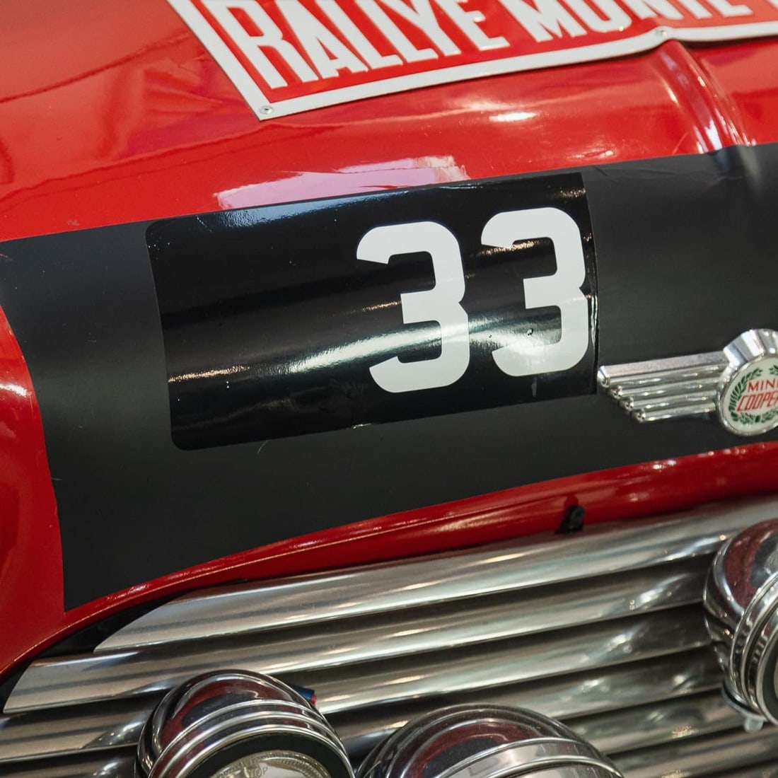 UNUSUAL 1964 MONTE CARLO RALLY REPLICA MINI FRONT END IN THE FORM OF A DESK - 17